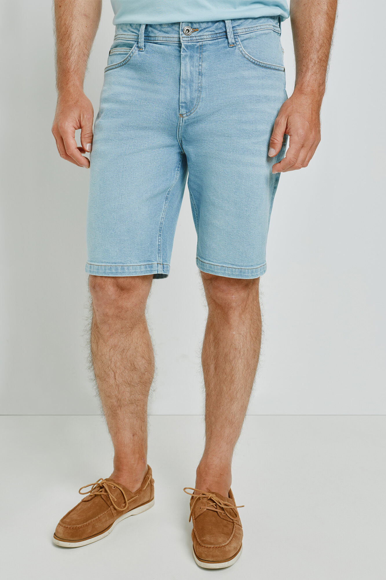 Milano Bermuda de mezclilla regular fit