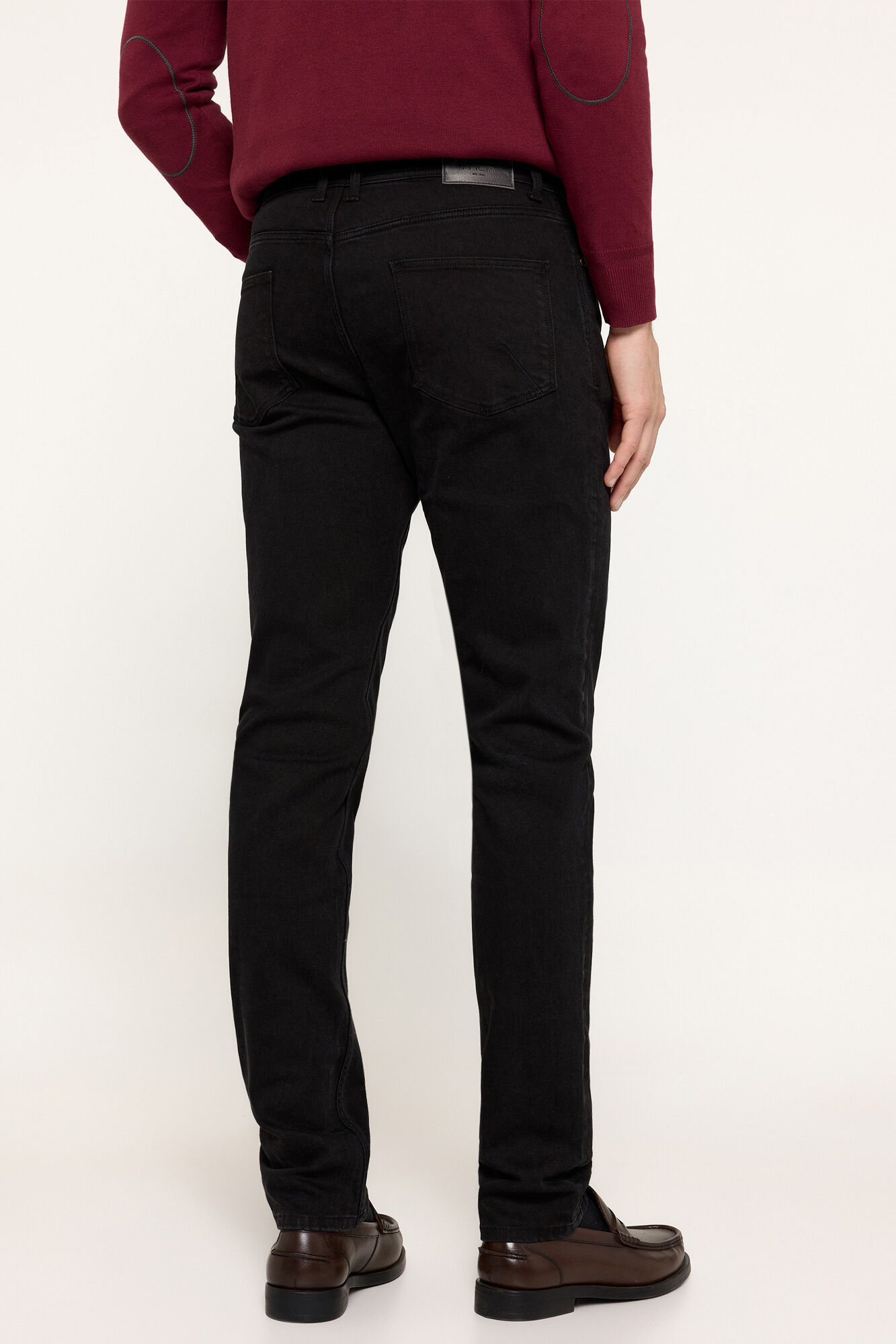 Milano Pantal&oacute;n Denim Slim Negro