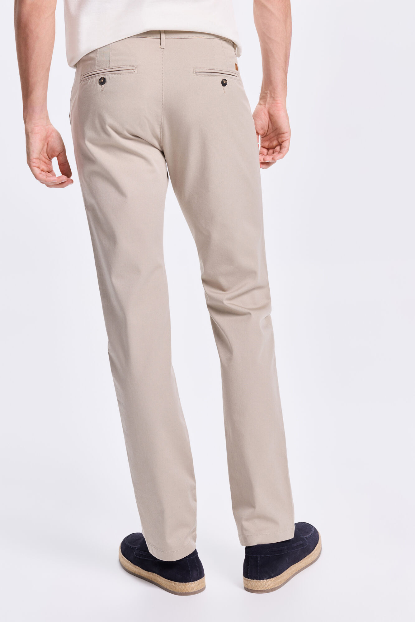 Milano Chinos lisos y liso Beige