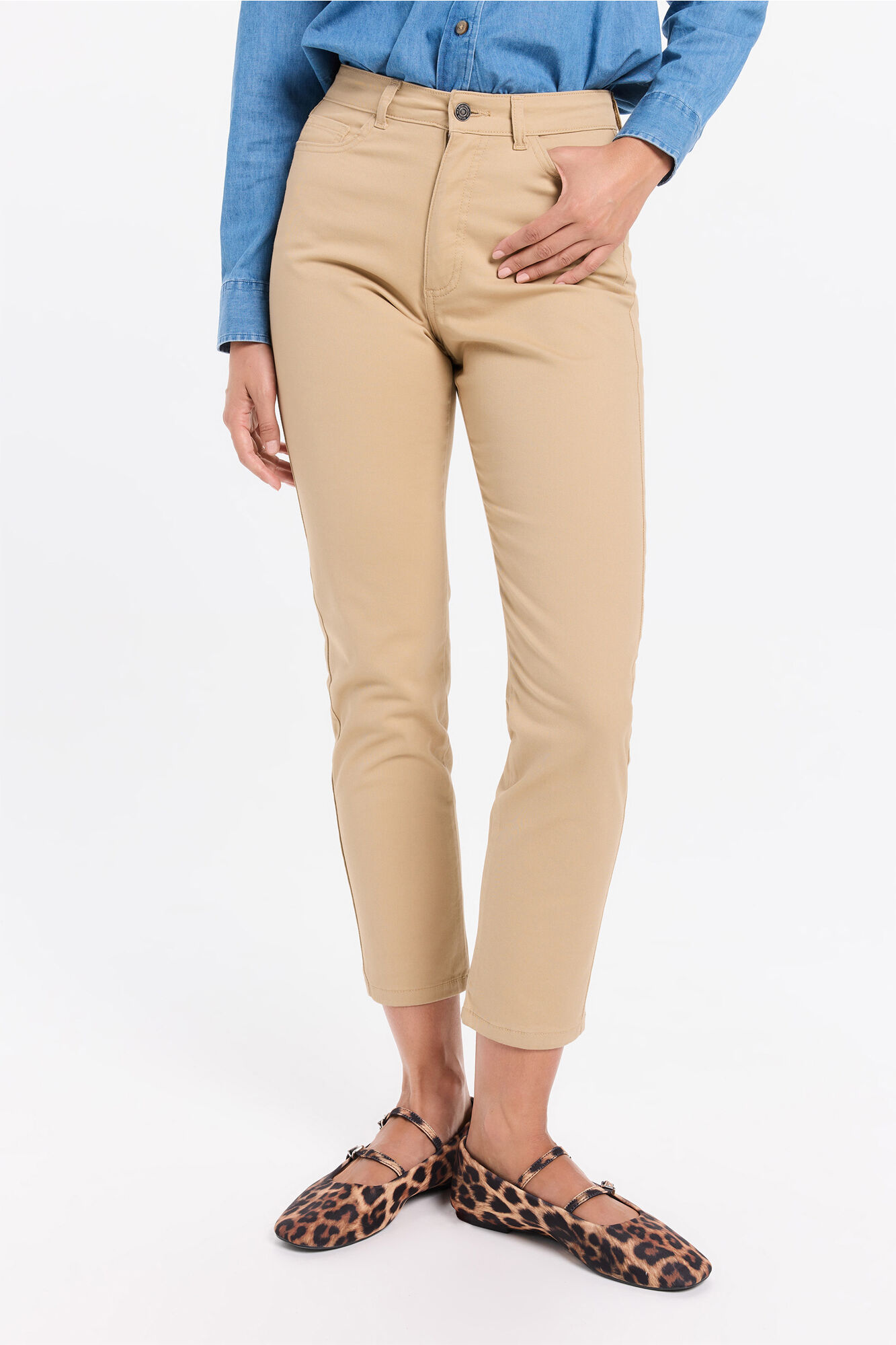 Milano Pantal&oacute;n slim de color
