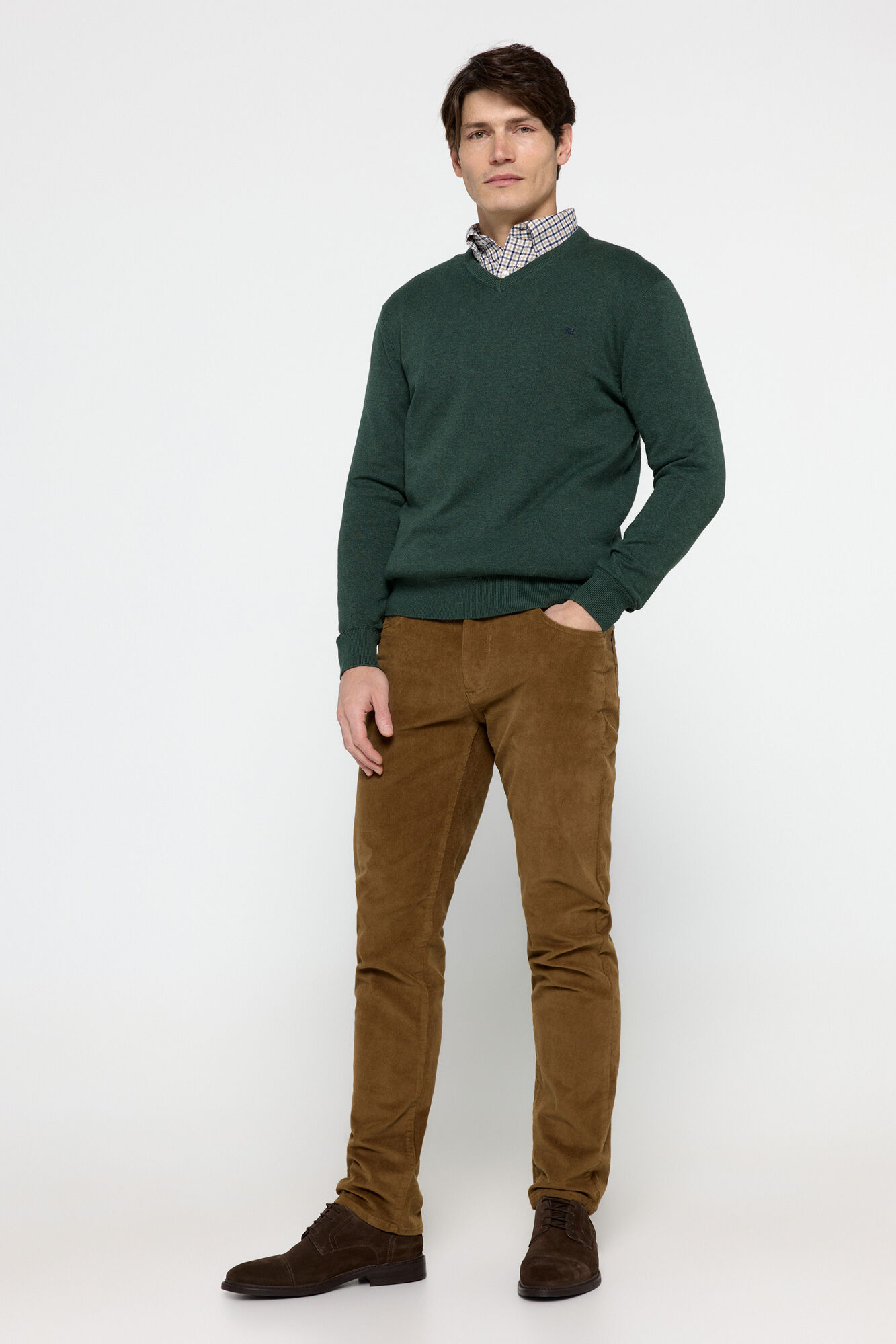Pedro del Hierro Jersey B&aacute;sico Cuello Pico Pedro del Hierro