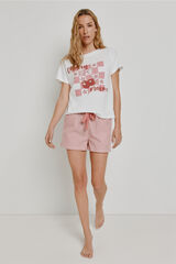 Milano Pijama estampada Rosa