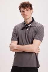 Pedro del Hierro Polo B&aacute;sico PDH Gris Oscuro