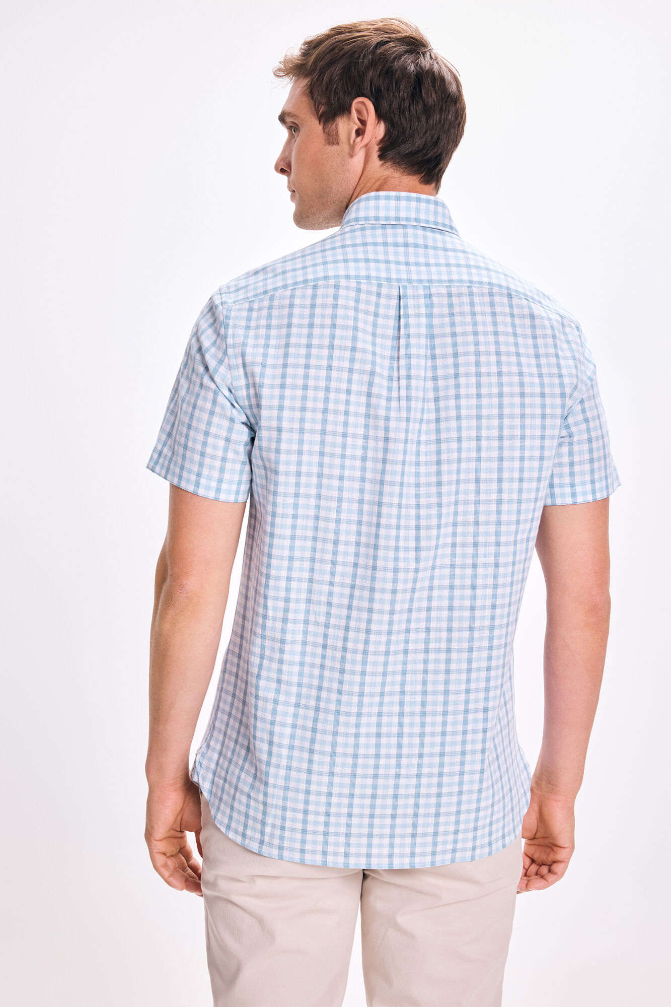 Pedro del Hierro Camisa de lino Pedro Del Hierro Azul Claro