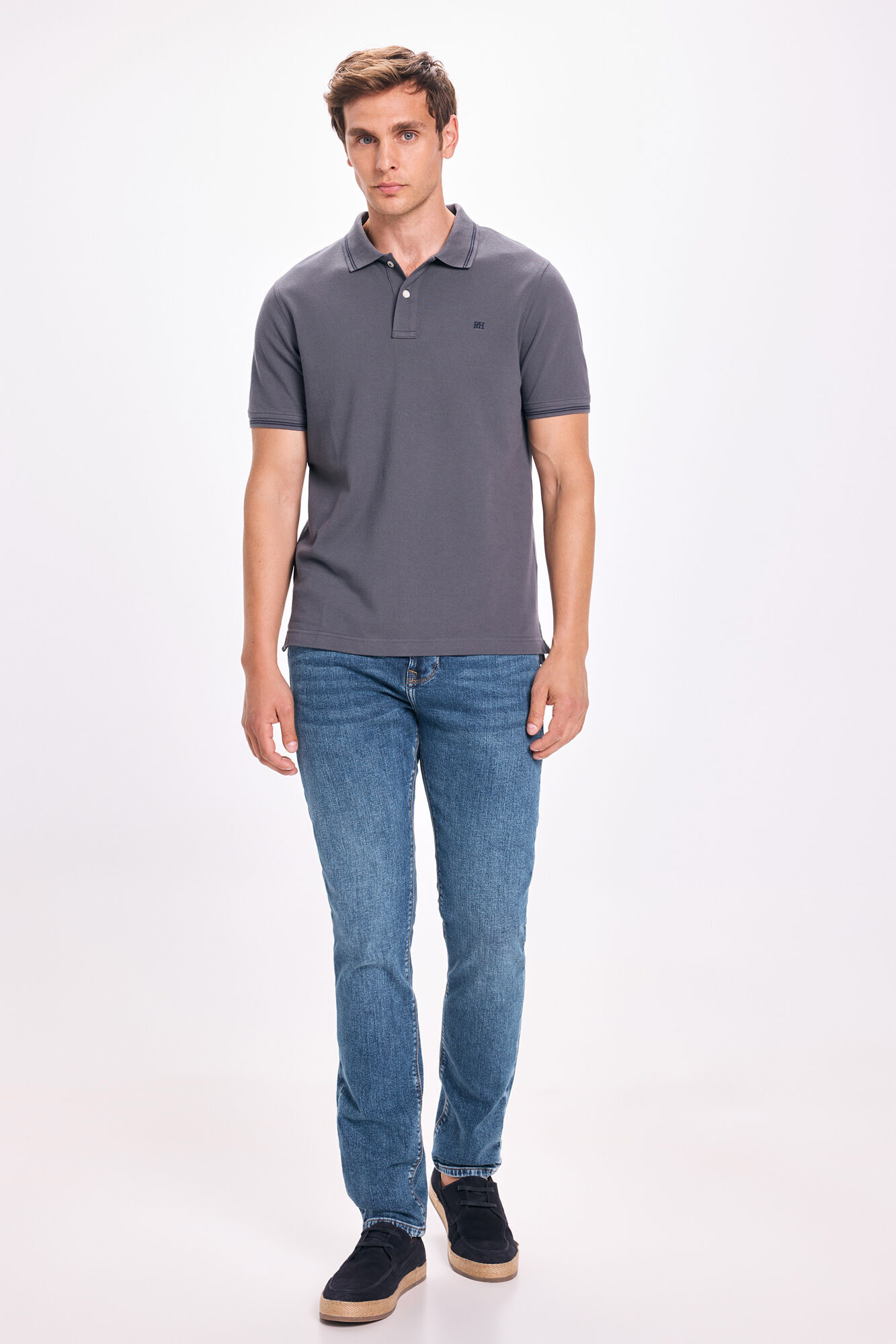 Pedro del Hierro Consejos para usar polo PDH Gris Claro