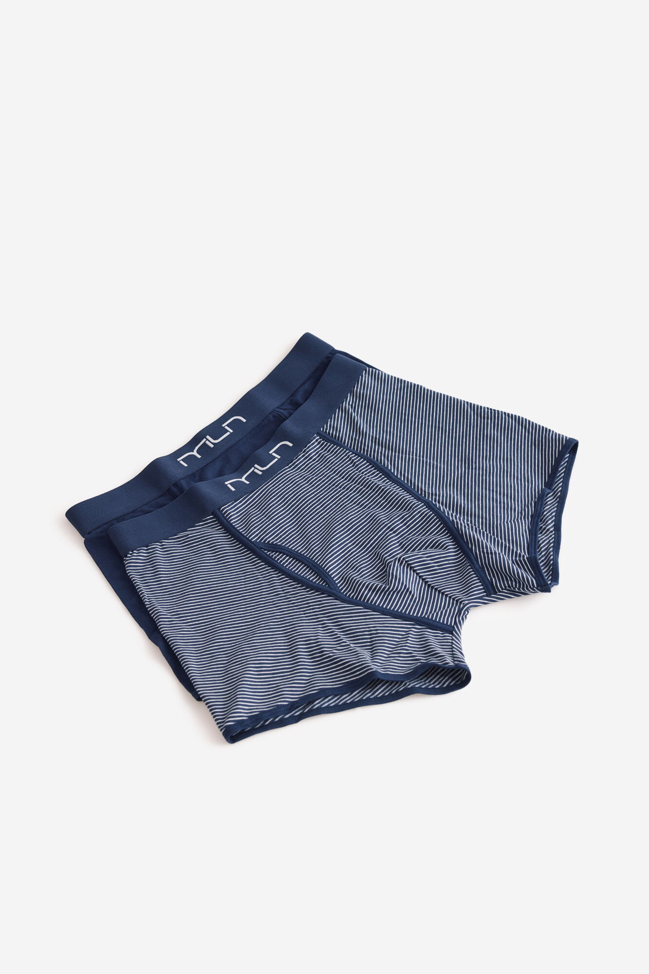 Milano Pack boxer liso y estampado Navy
