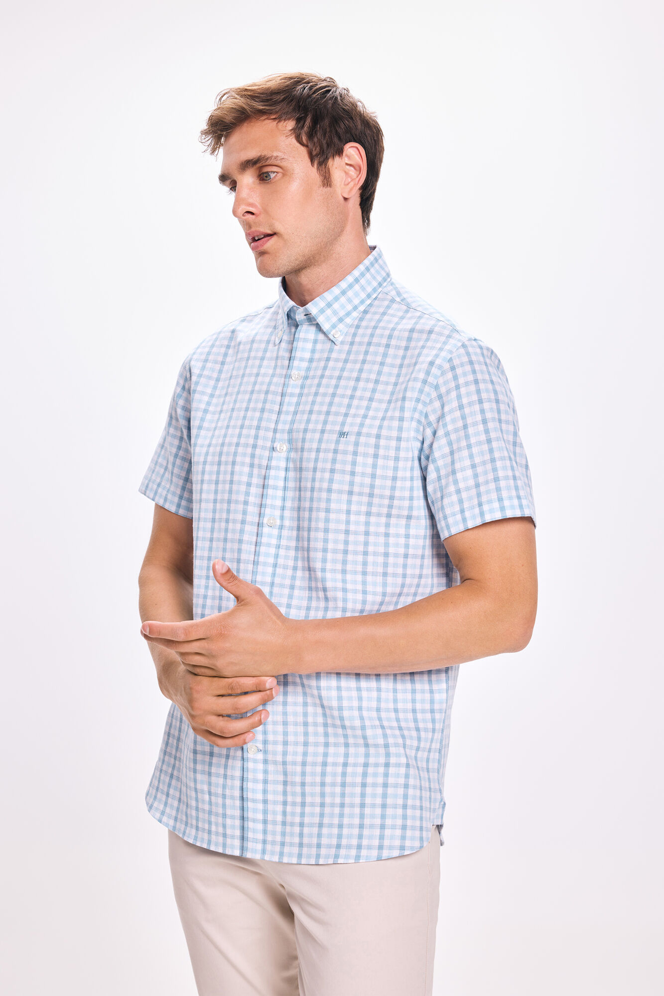 Pedro del Hierro Camisa de lino Pedro Del Hierro