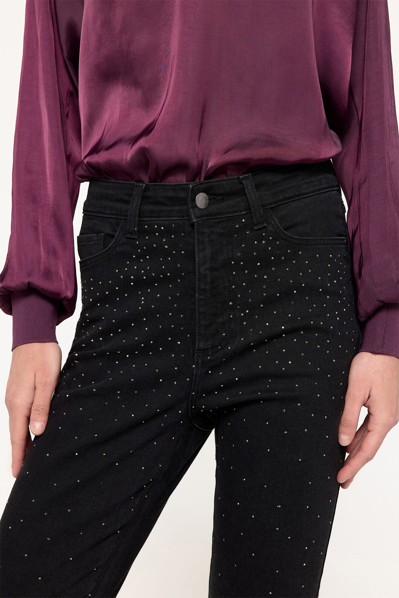 Milano Denim slim Negro