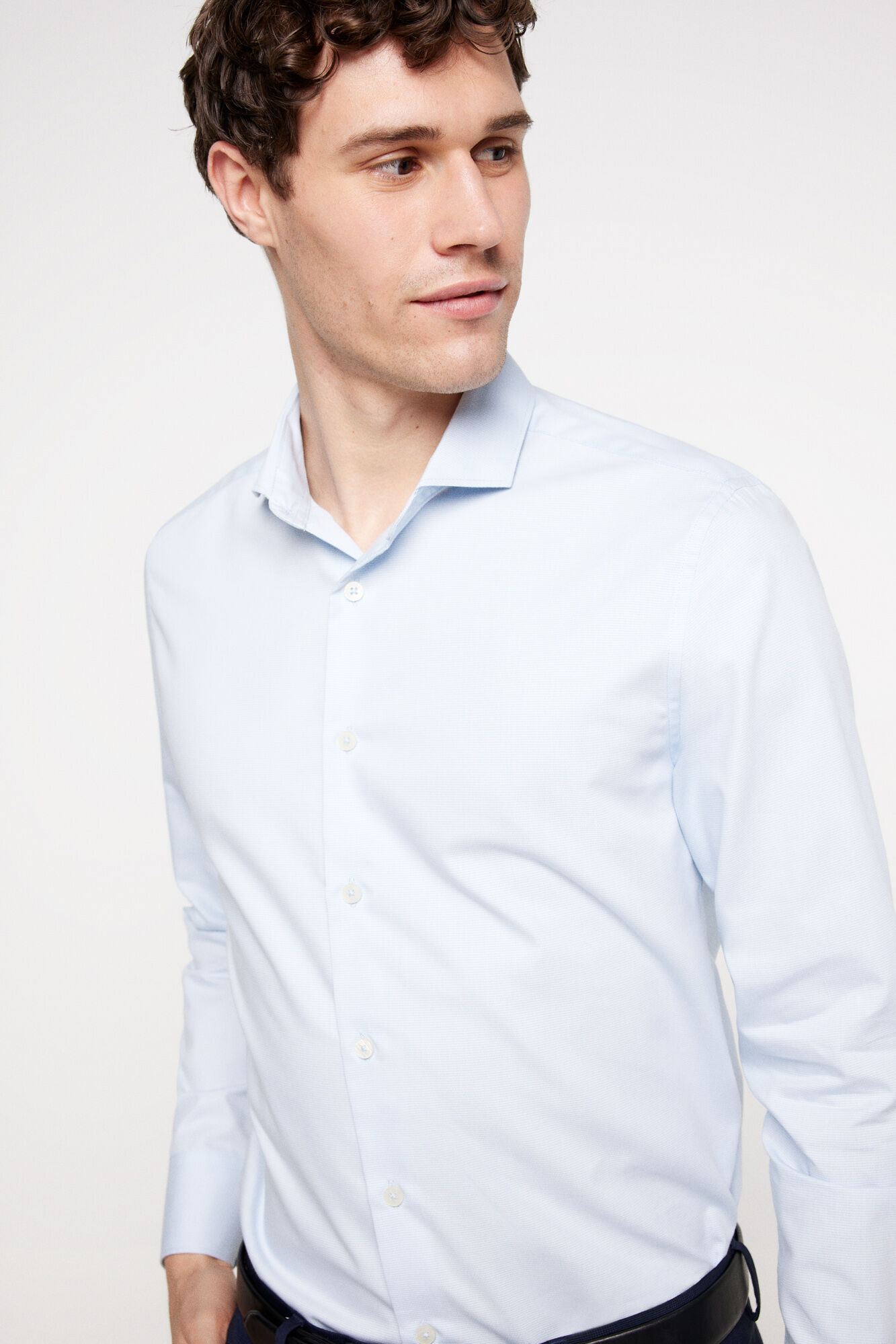 Milano Camisa de vestir microestructura.