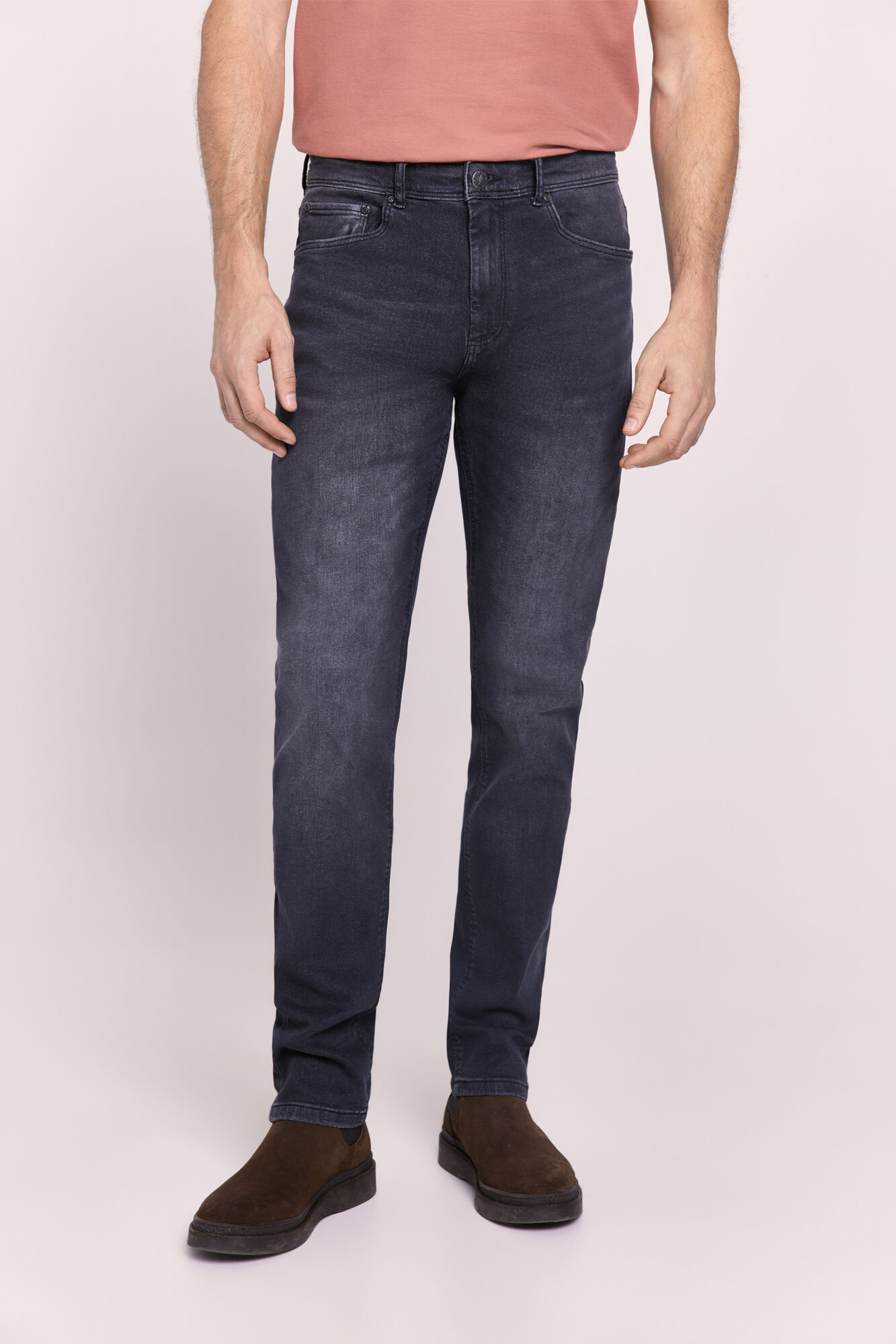 Milano Pantal&oacute;n regular fit de mezclilla