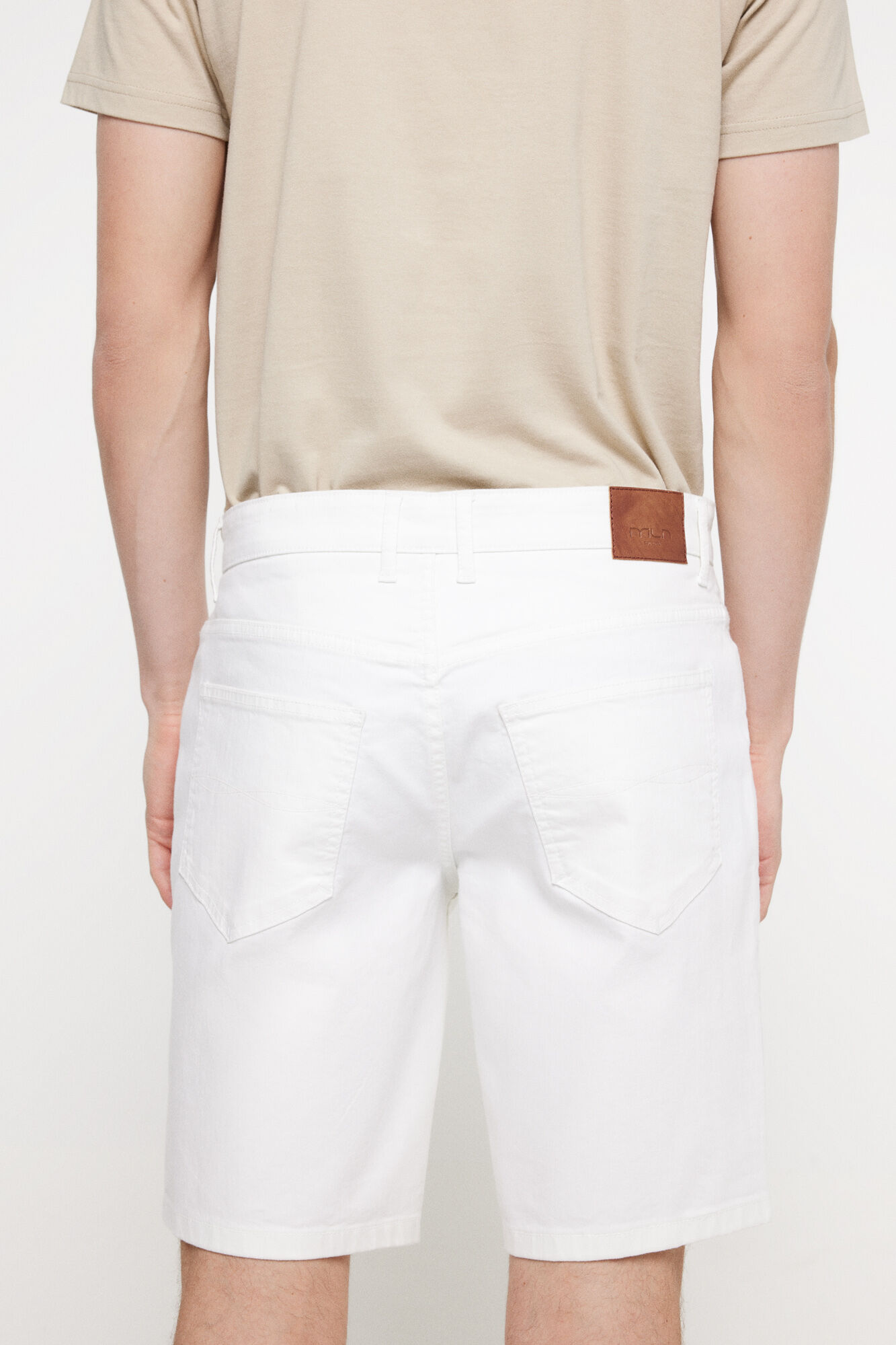 Milano Bermudas cinco bolsillos. Blanco