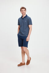 Pedro del Hierro Polo PDH Rayas Navy