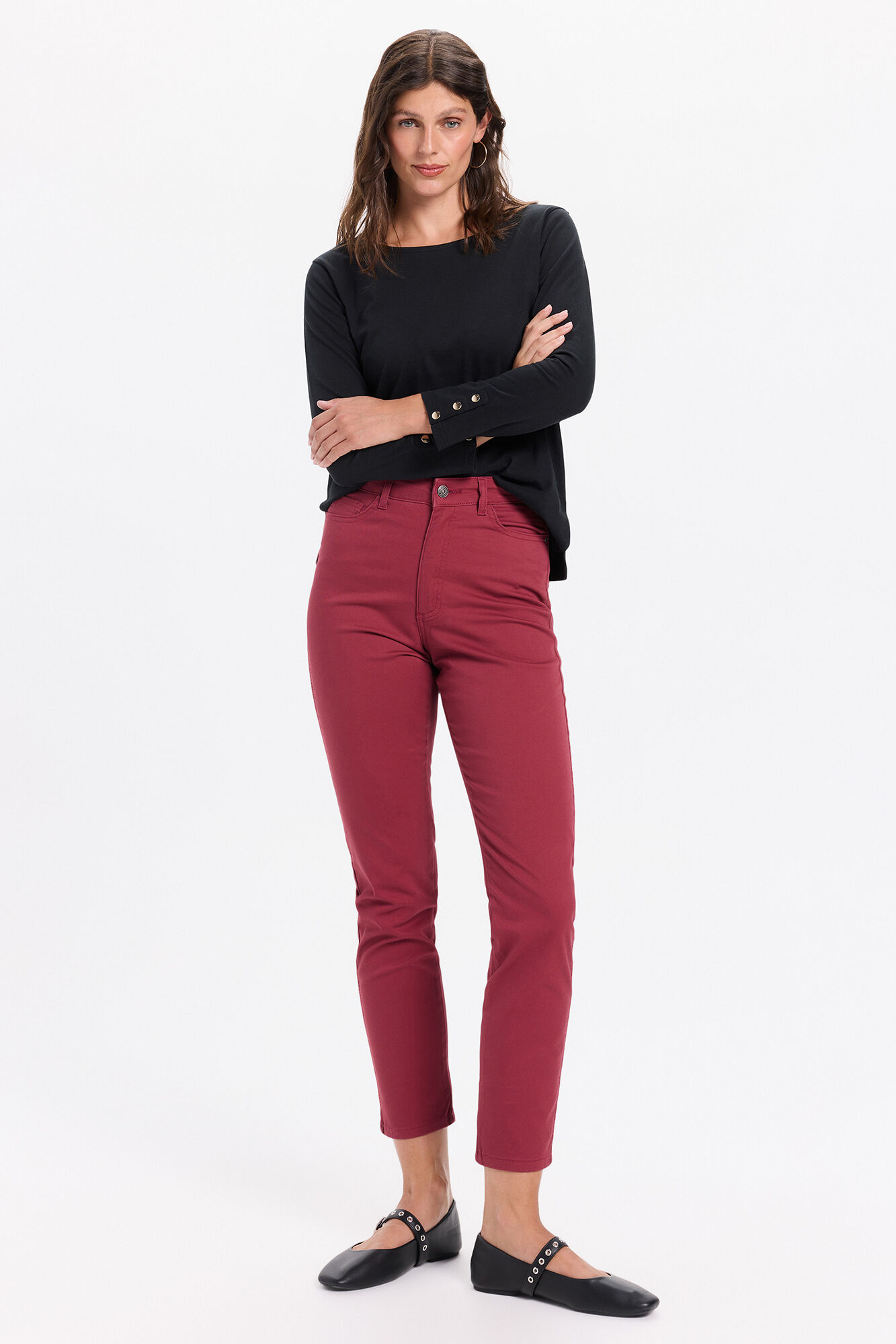 Milano Pantal&oacute;n slim de color