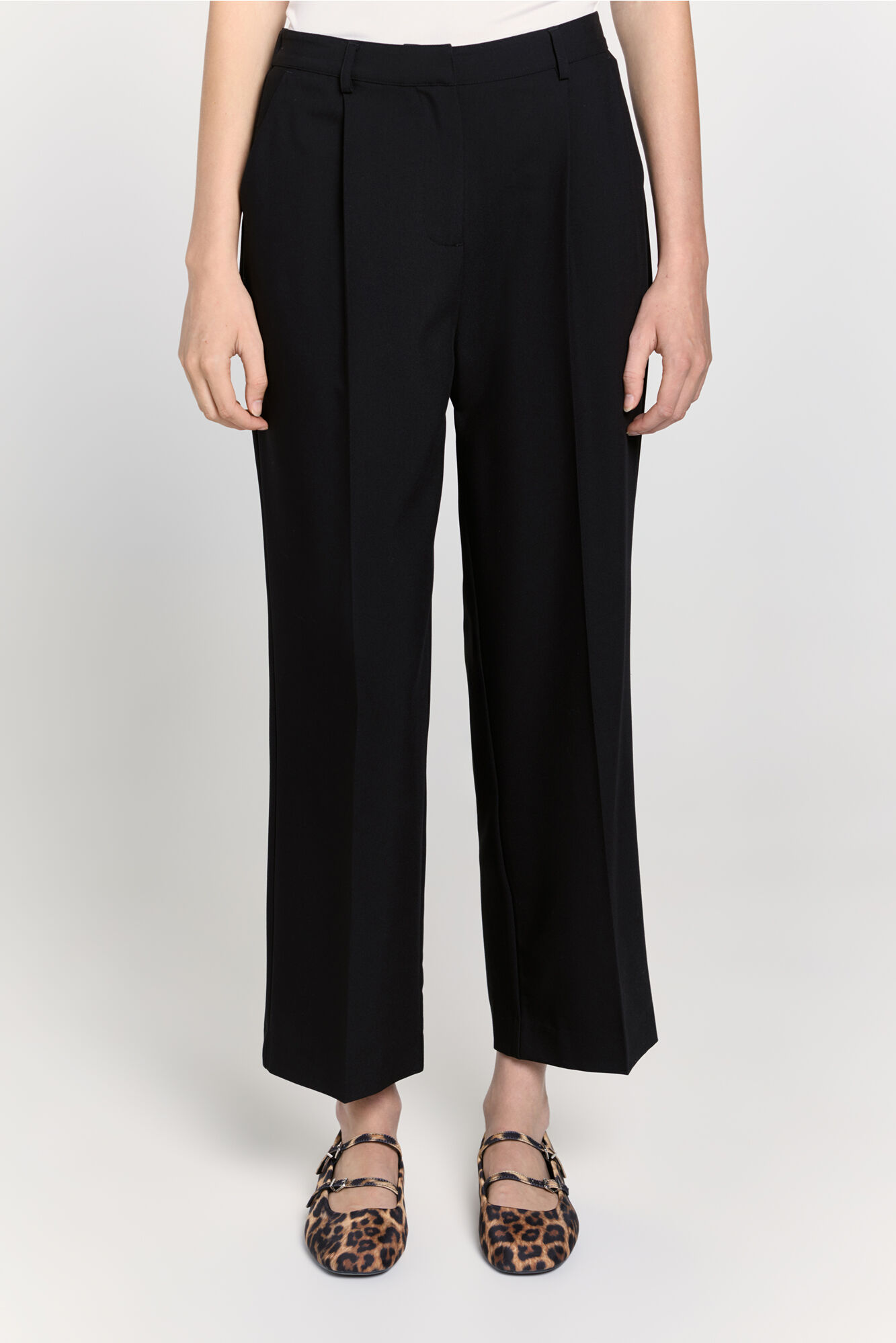 Milano Pantal&oacute;n estilo sastre Negro