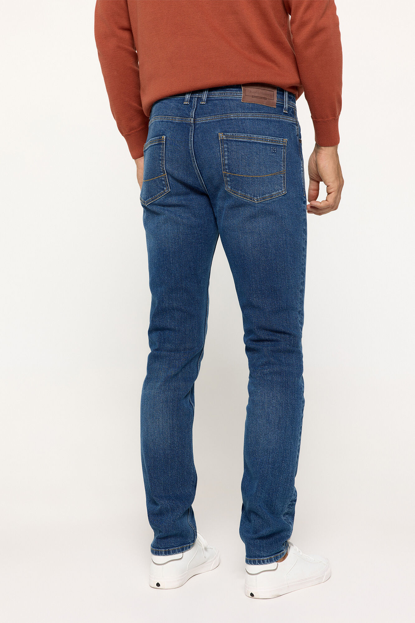 Pedro del Hierro Pantal&oacute;n Denim Slim Azul