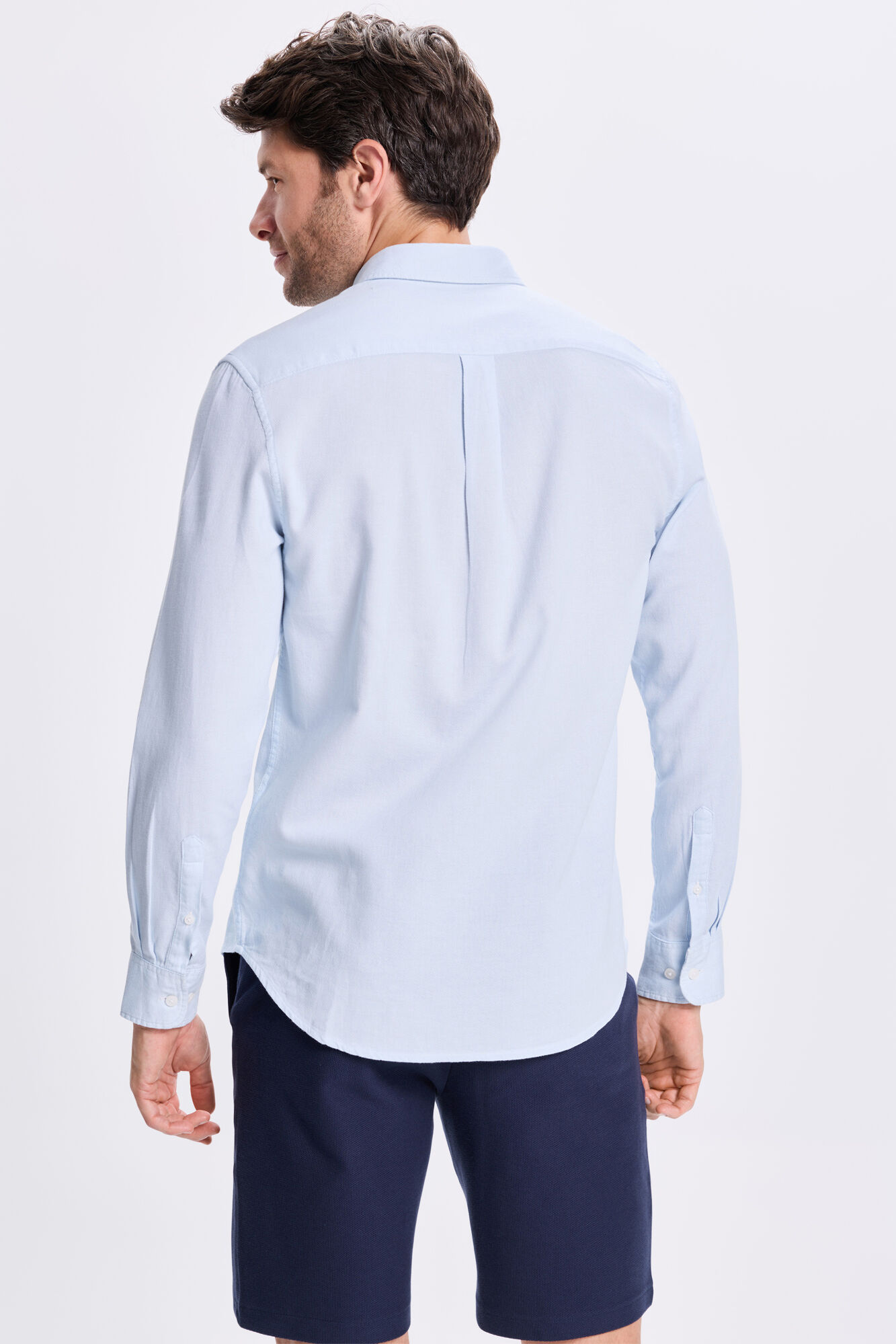 Milano Camisa deportiva estructurada Azul
