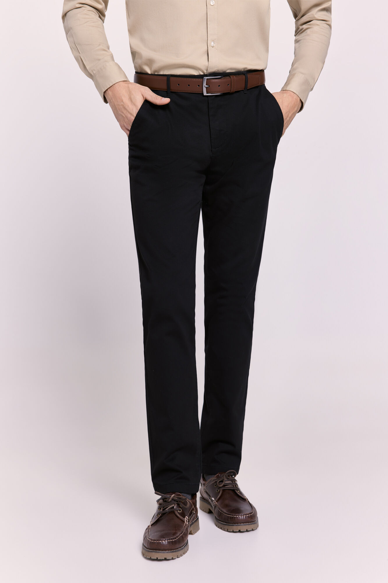 Milano Pantal&oacute;n chino slim fit Negro