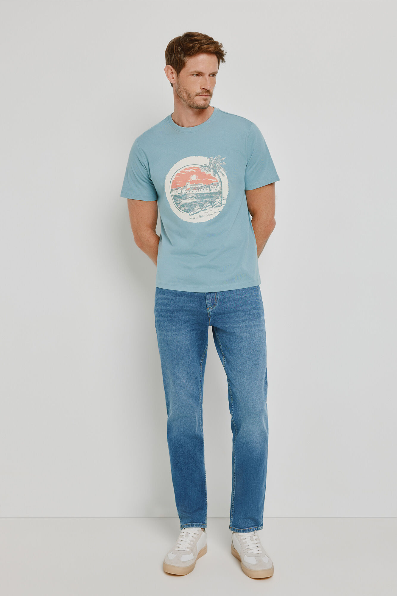 Milano Pantal&oacute;n de mezclilla slim fit