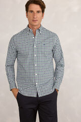Pedro del Hierro Camisa deportiva a cuadros Botella
