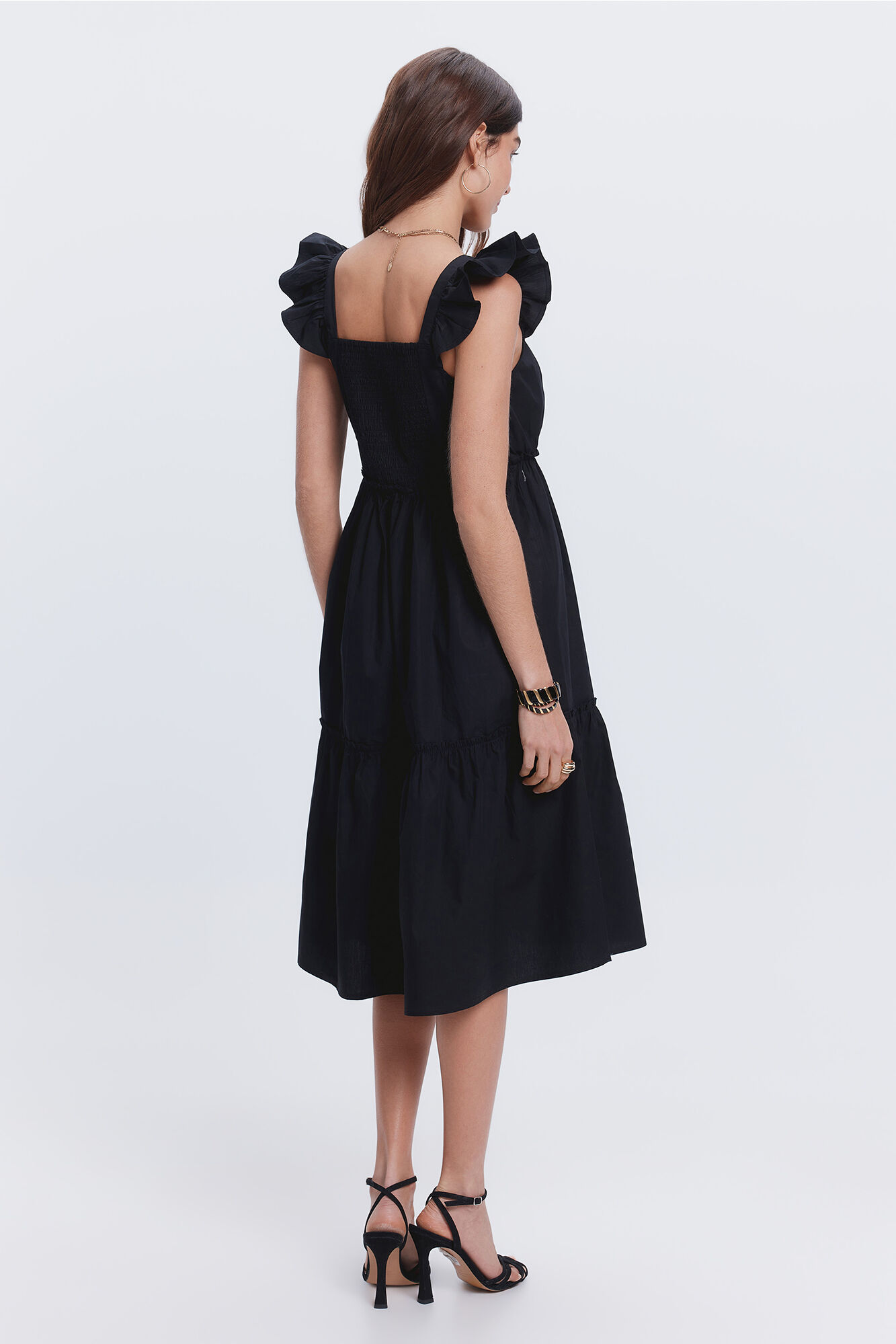 Milano Vestido estilo mesonero Negro