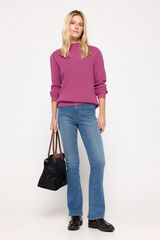 Milano Pantal&oacute;n denim flare Azul Oscuro