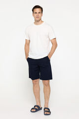 Springfield Bermuda b&aacute;sica lisa Springfield Navy