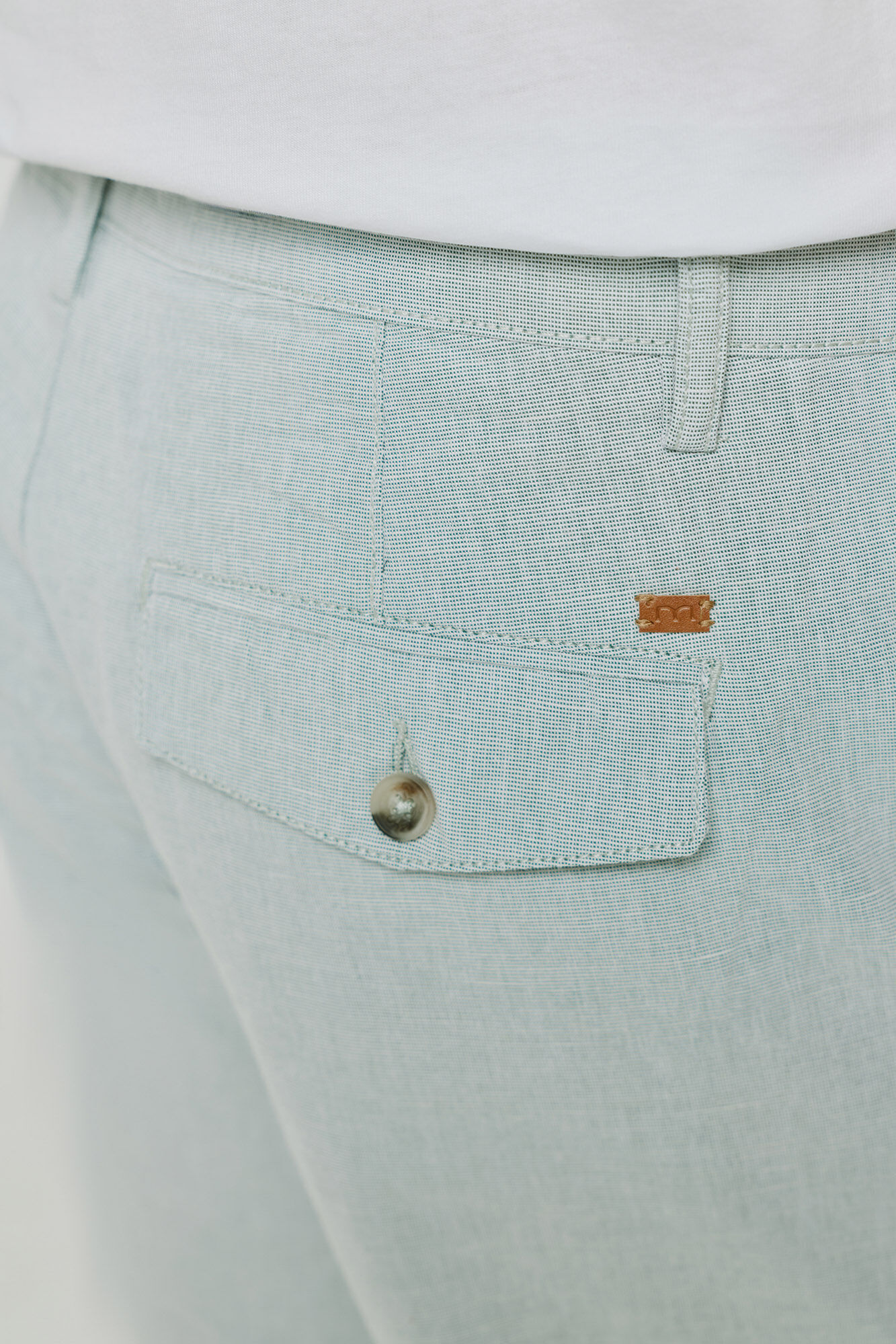 Milano Bermudas microestructura Verde