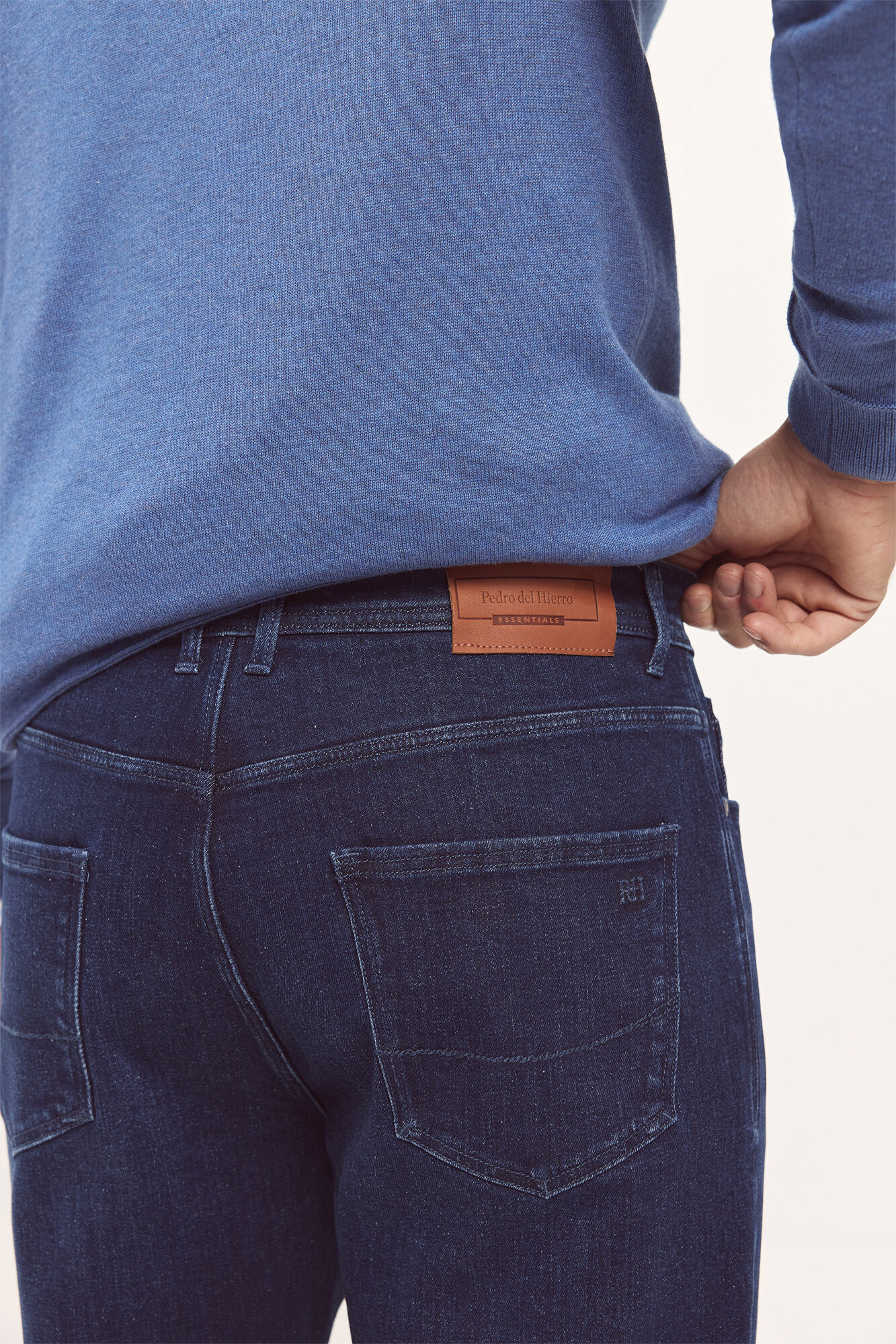 Pedro del Hierro Pantal&oacute;n Denim Classic PDH Azul Oscuro