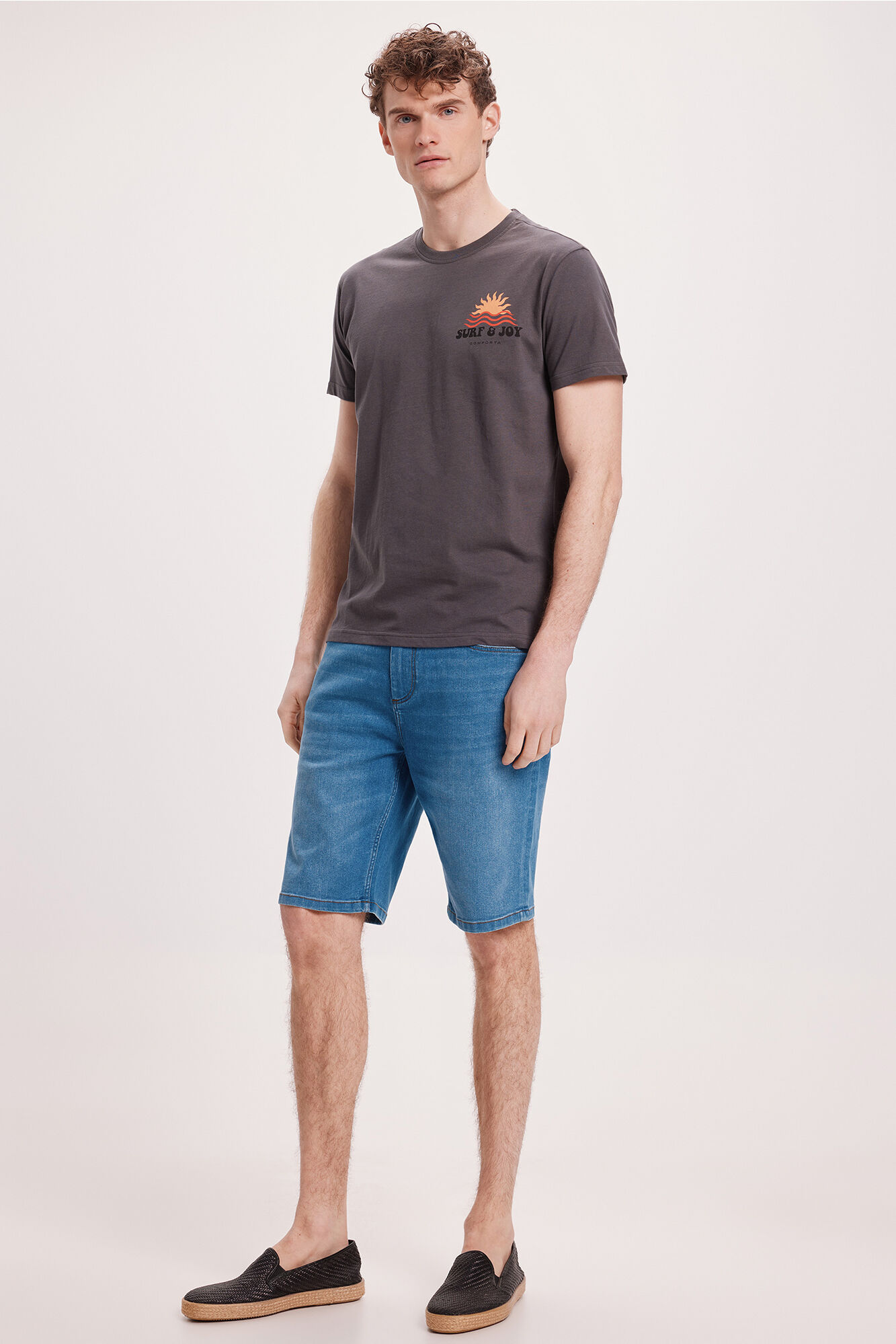 Milano Camiseta Estampada Gris