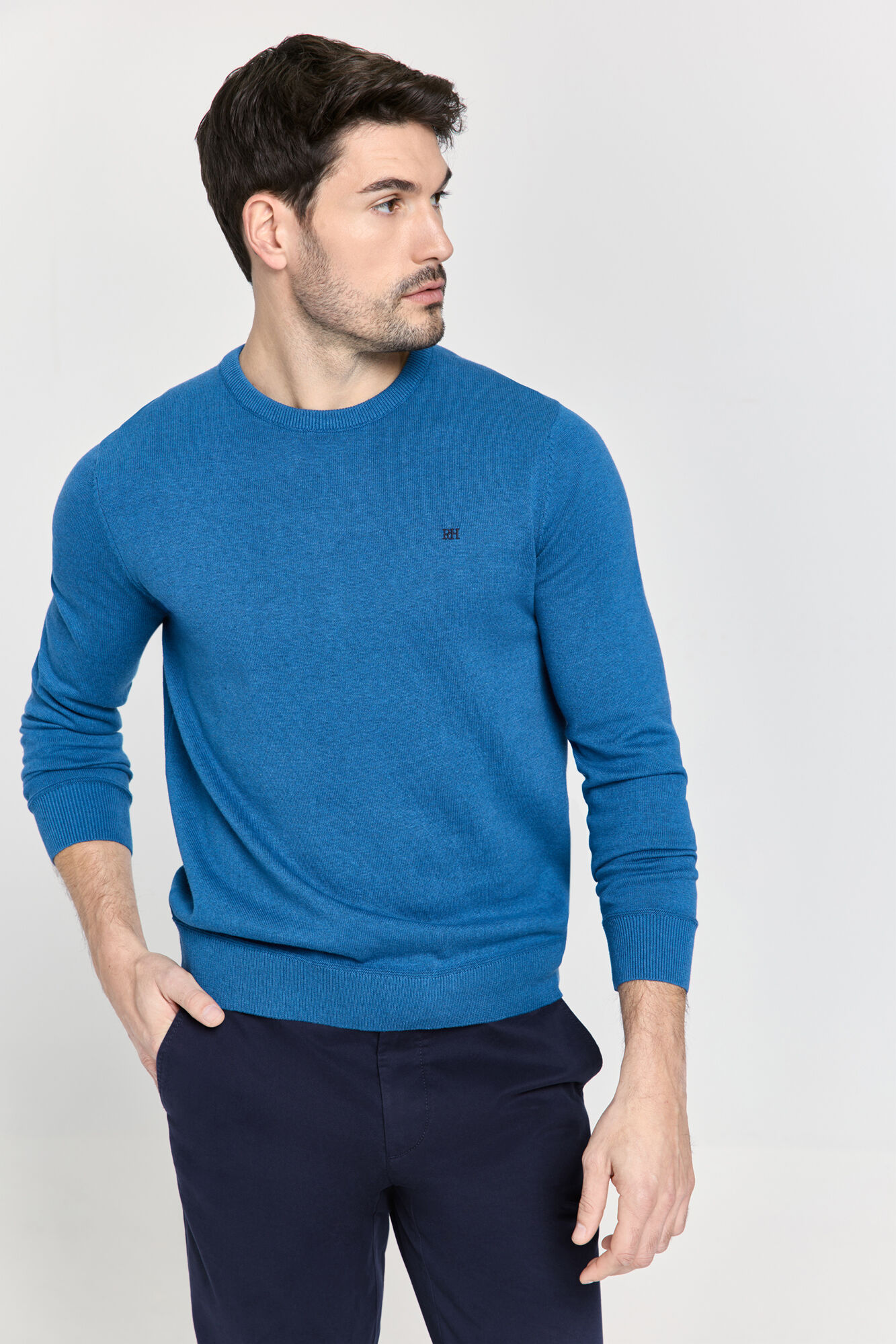 Pedro del Hierro Su&eacute;ter cuello redondo ajustado