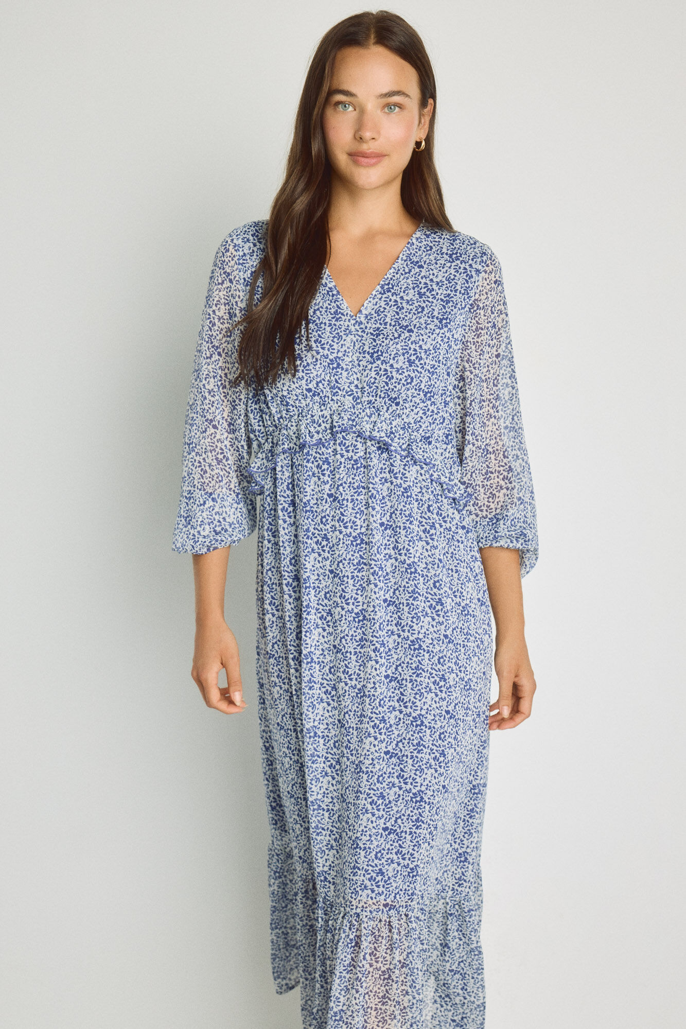 Milano Vestido cuello mao