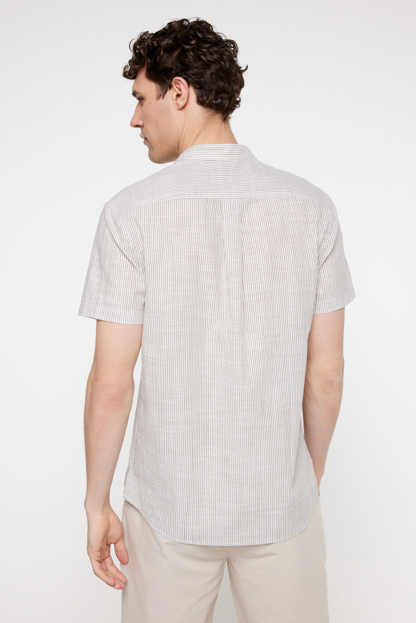 Milano Camisa mao polera. Verde