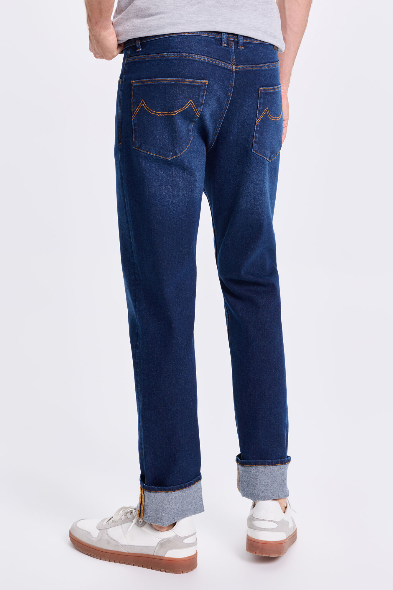 Milano Pantal&oacute;n denim c&oacute;modo Azul Oscuro