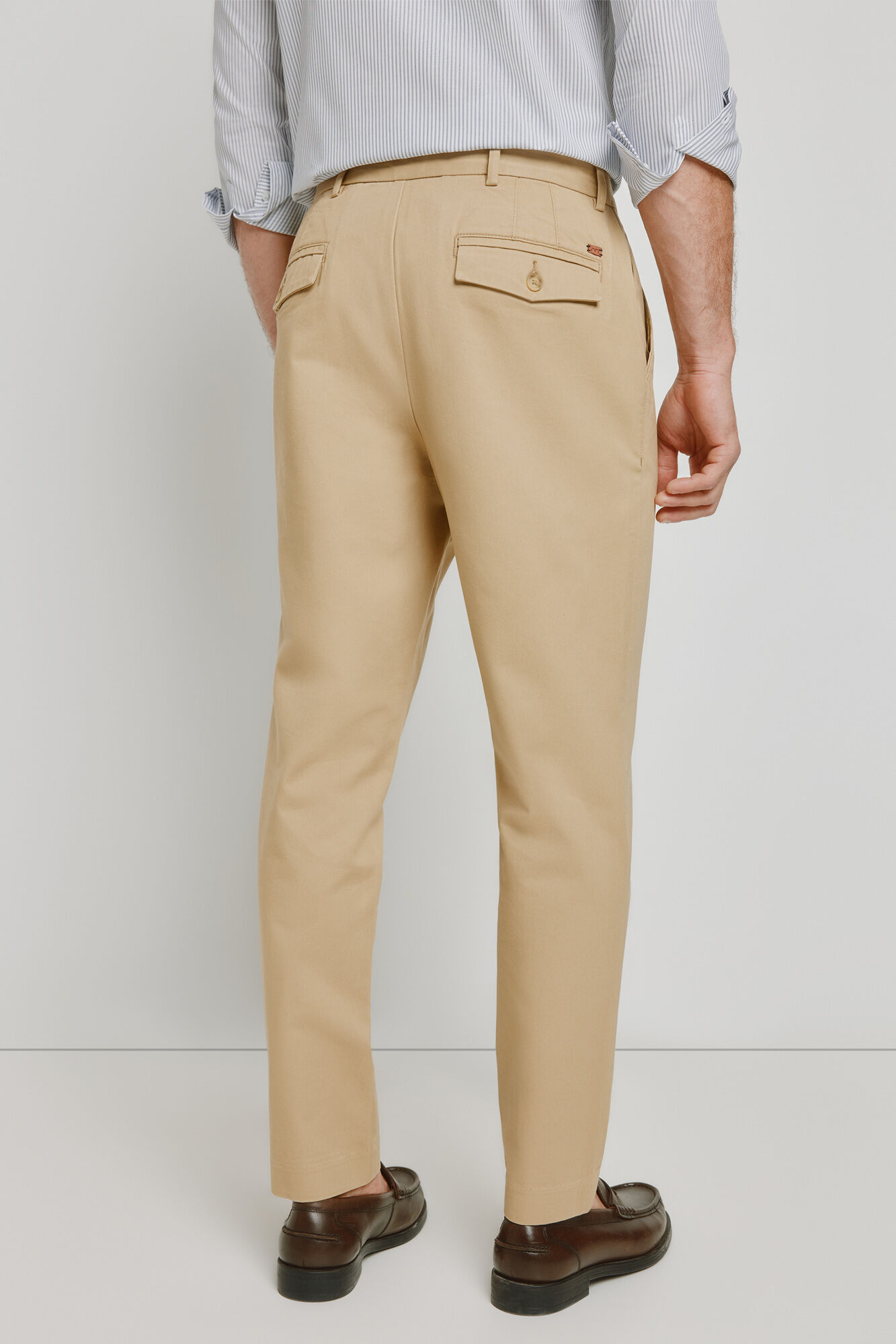 Milano Pantal&oacute;n chino tapered Beige