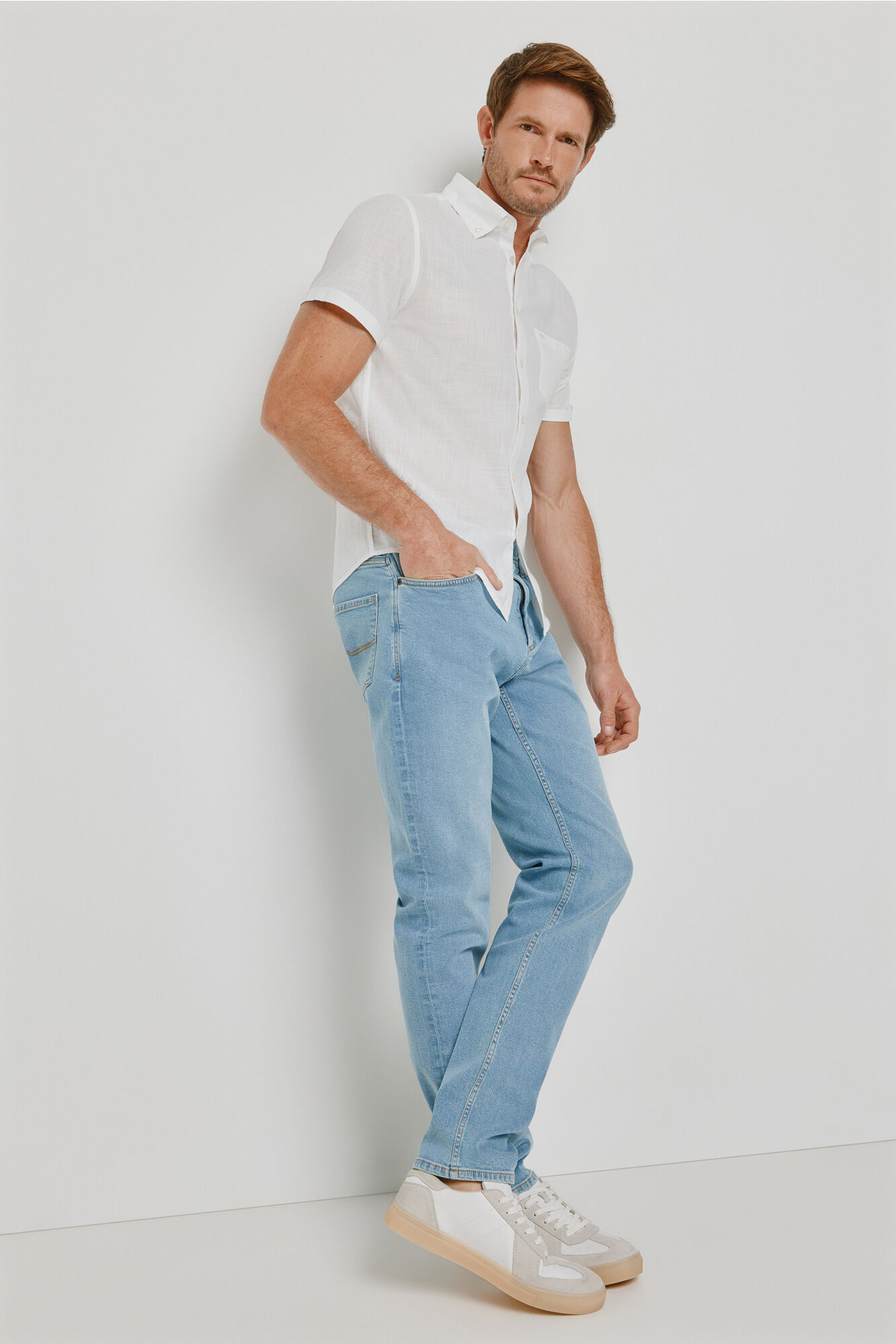 Milano Pantal&oacute;n de mezclilla slim fit