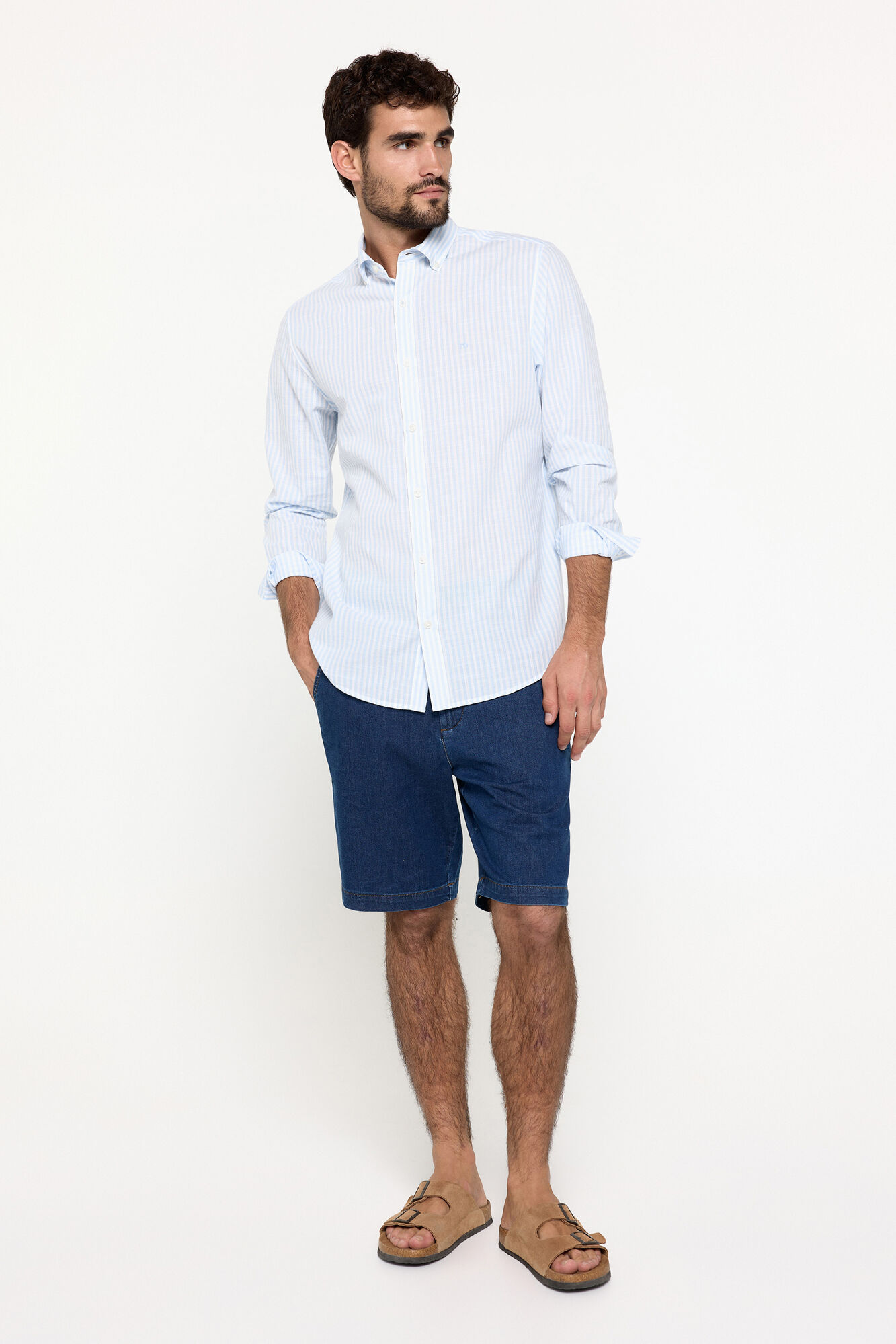 Milano Bermudas denim algod&oacute;n