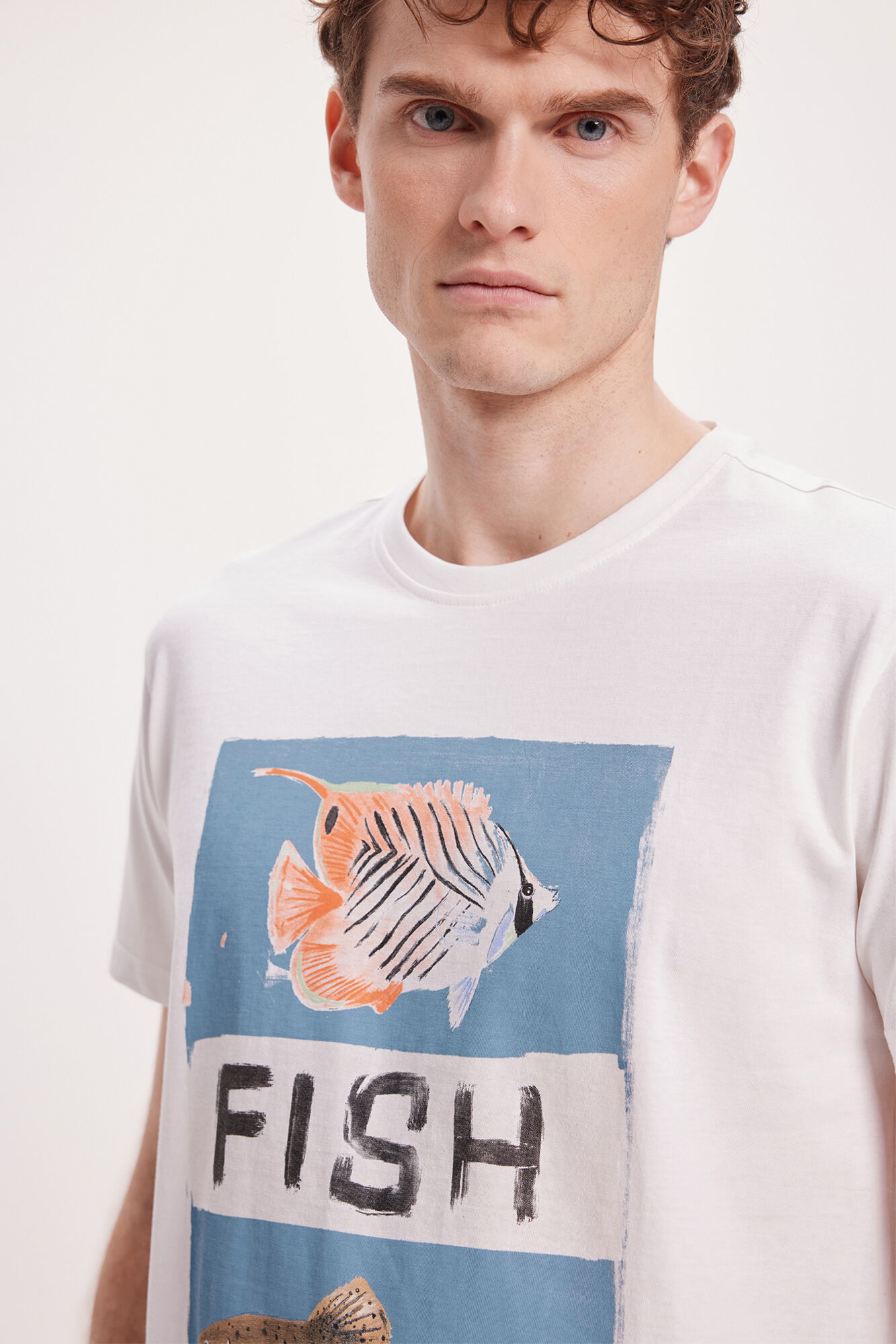 Milano Camiseta Estampada Blanco