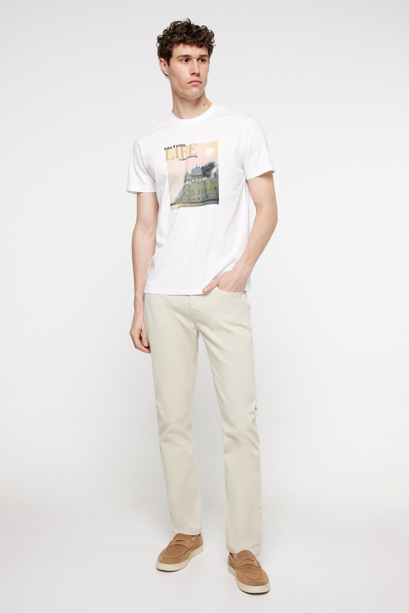 Milano Pantalon bolsillos finos.