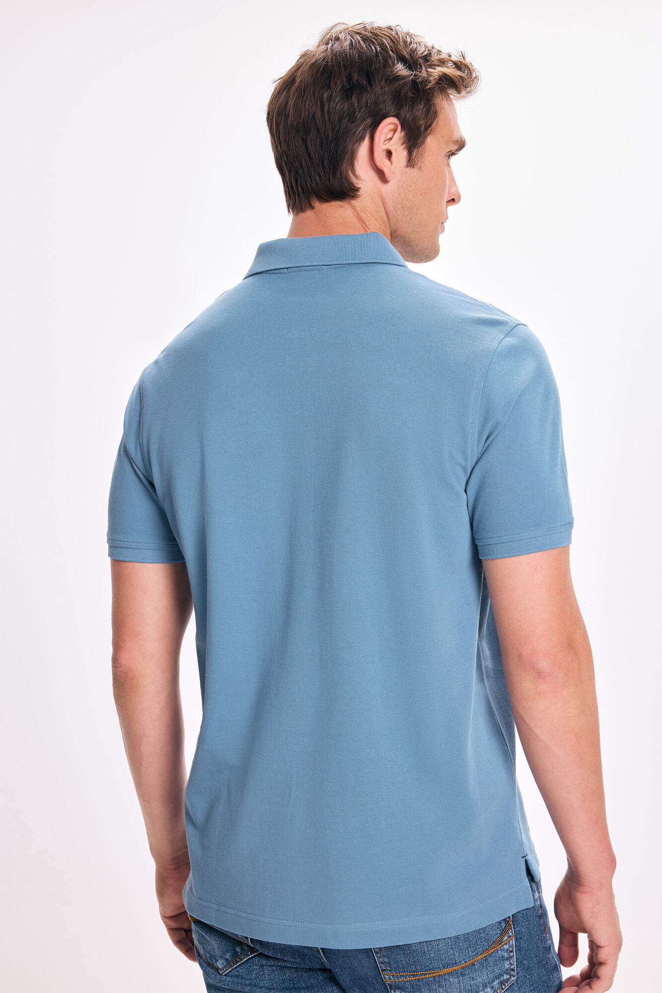Pedro del Hierro Polo b&aacute;sico PDH Azul