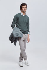 Milano Pantal&oacute;n Slim 5 Bolsillos Gris