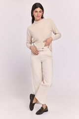 Milano Pantal&oacute;n cintur&oacute;n loops Beige