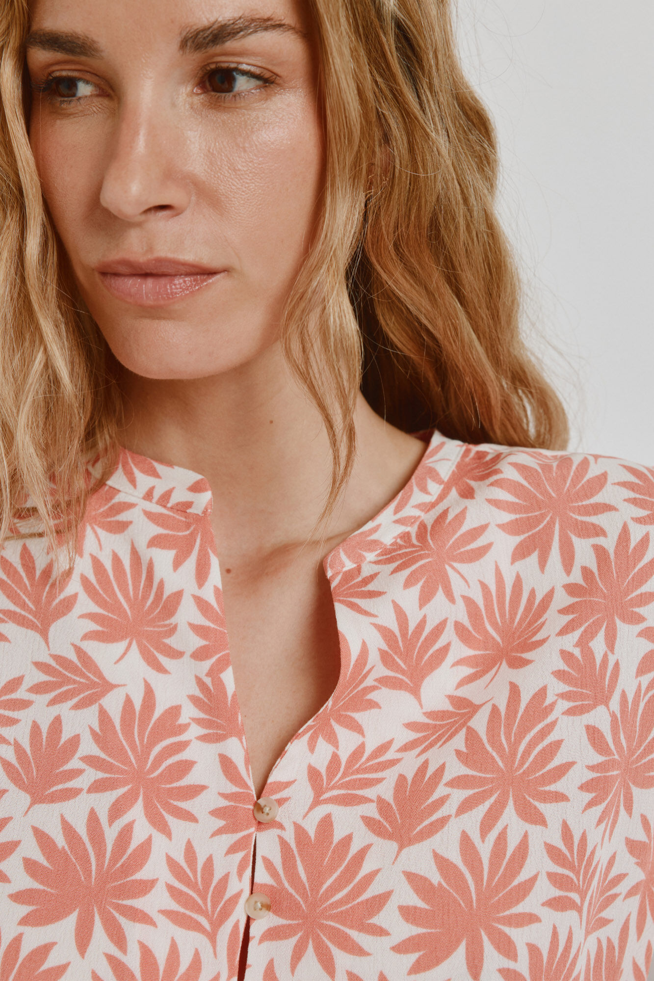 Milano Blusa estampada Coral