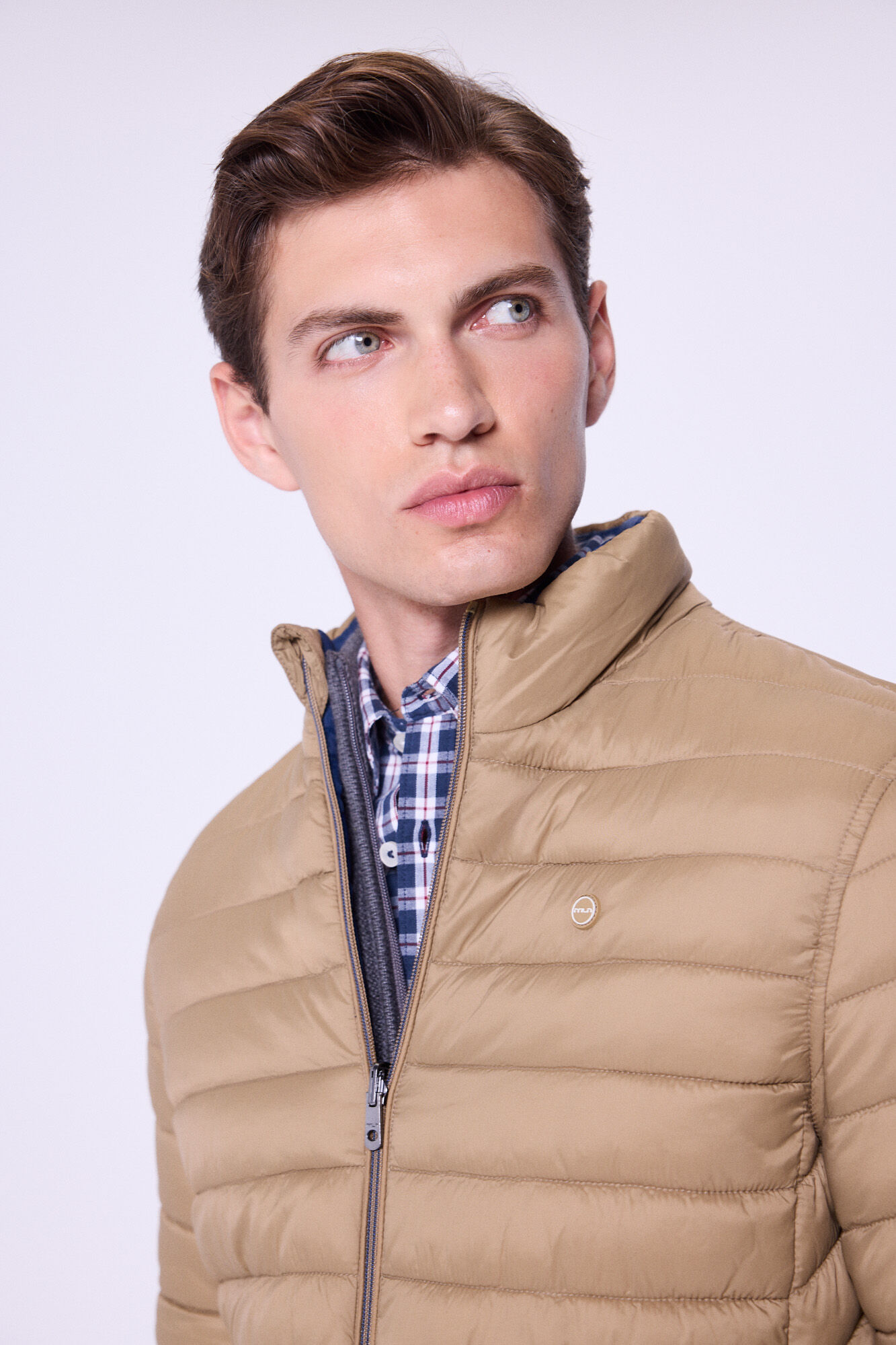 Milano Chamarra reversible ultraligera Beige/Camel