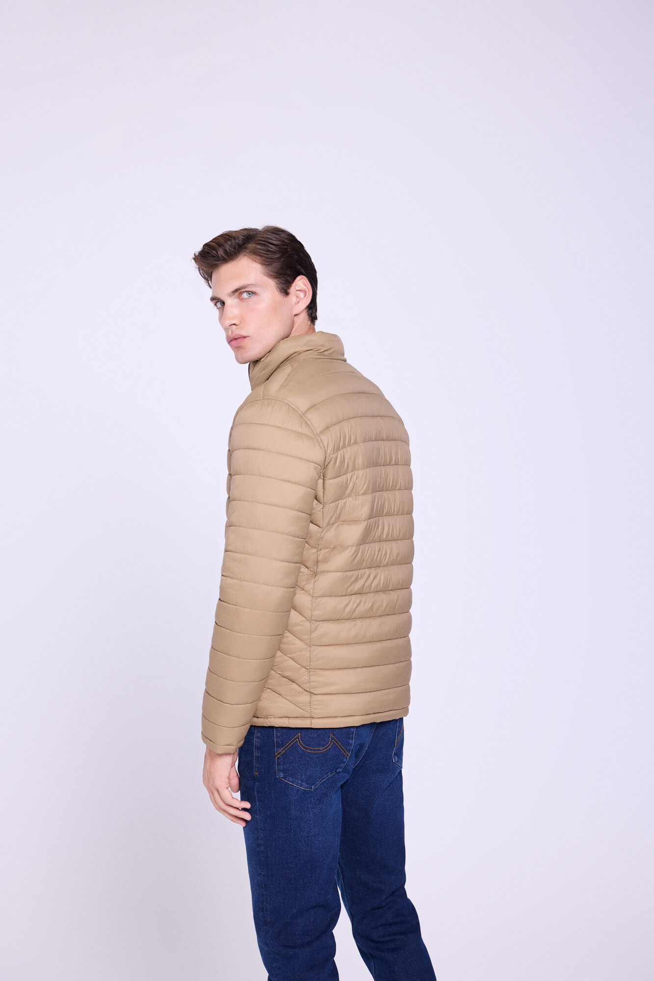 Milano Chamarra reversible ultraligera Beige/Camel