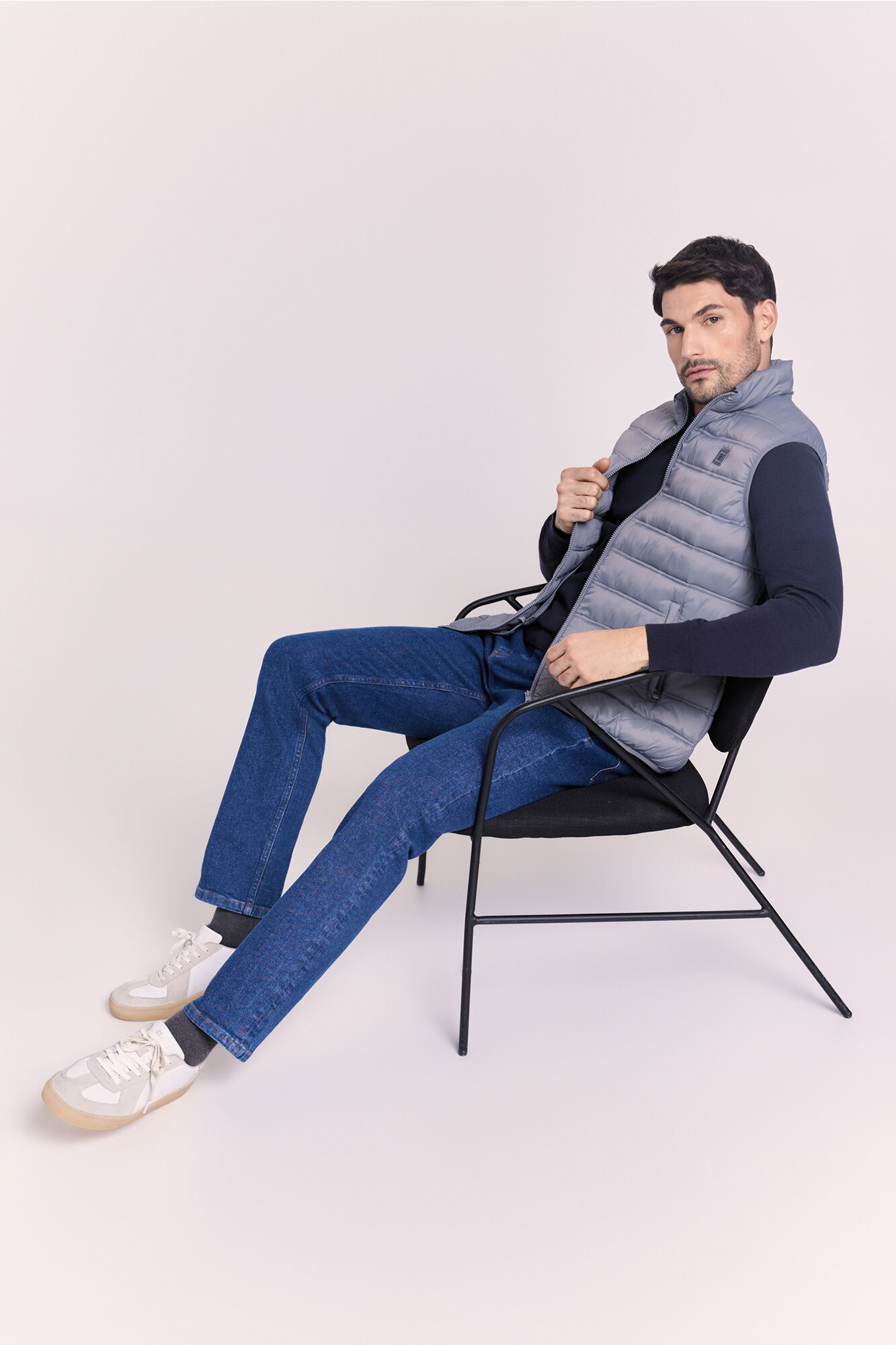 Pedro del Hierro Chaleco acolchado ultraligero Gris