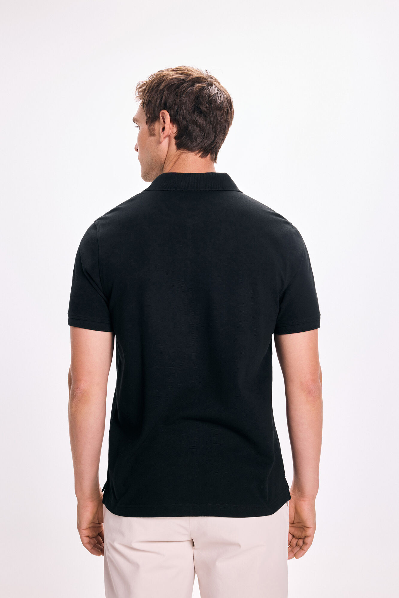 Pedro del Hierro Polo b&aacute;sico PDH Negro