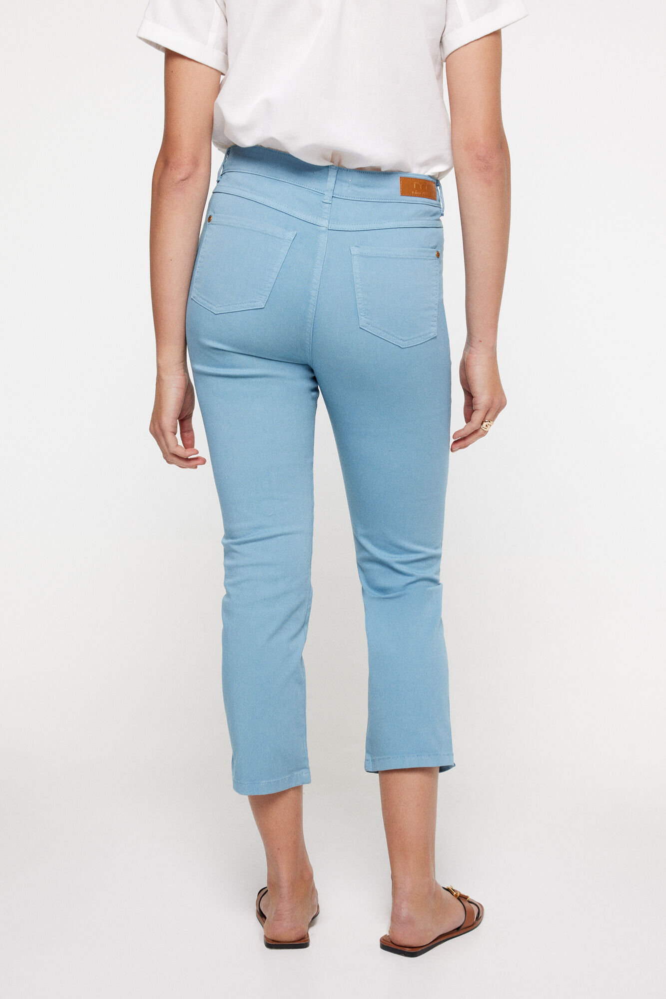 Milano Pantalones pirata. Navy