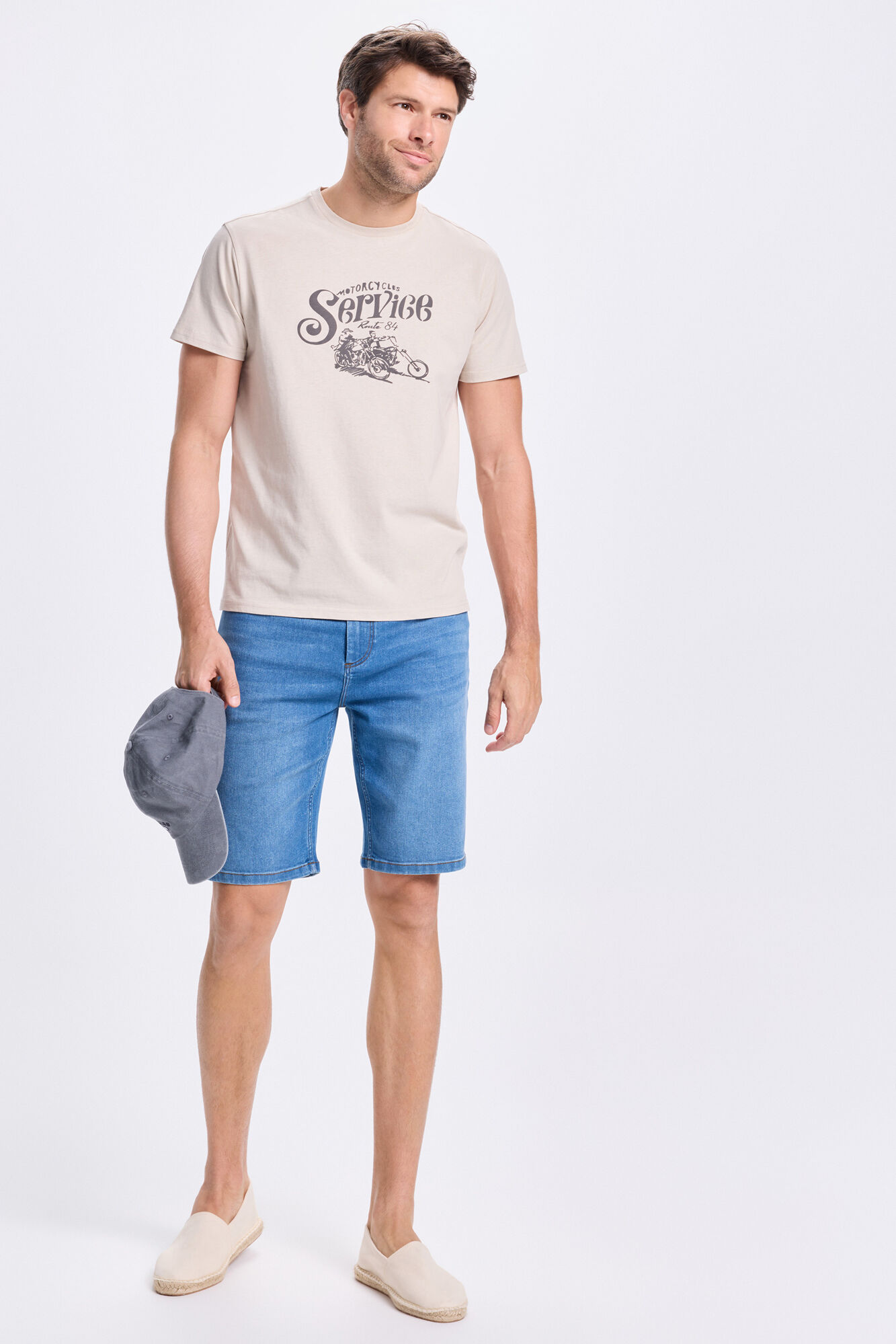 Milano Playera estampada Beige