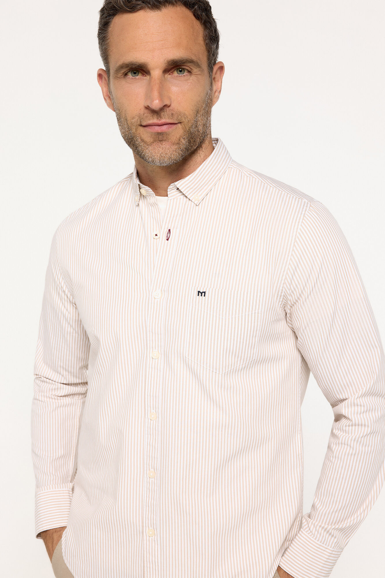 Milano Camisa Popel&iacute;n Rayas