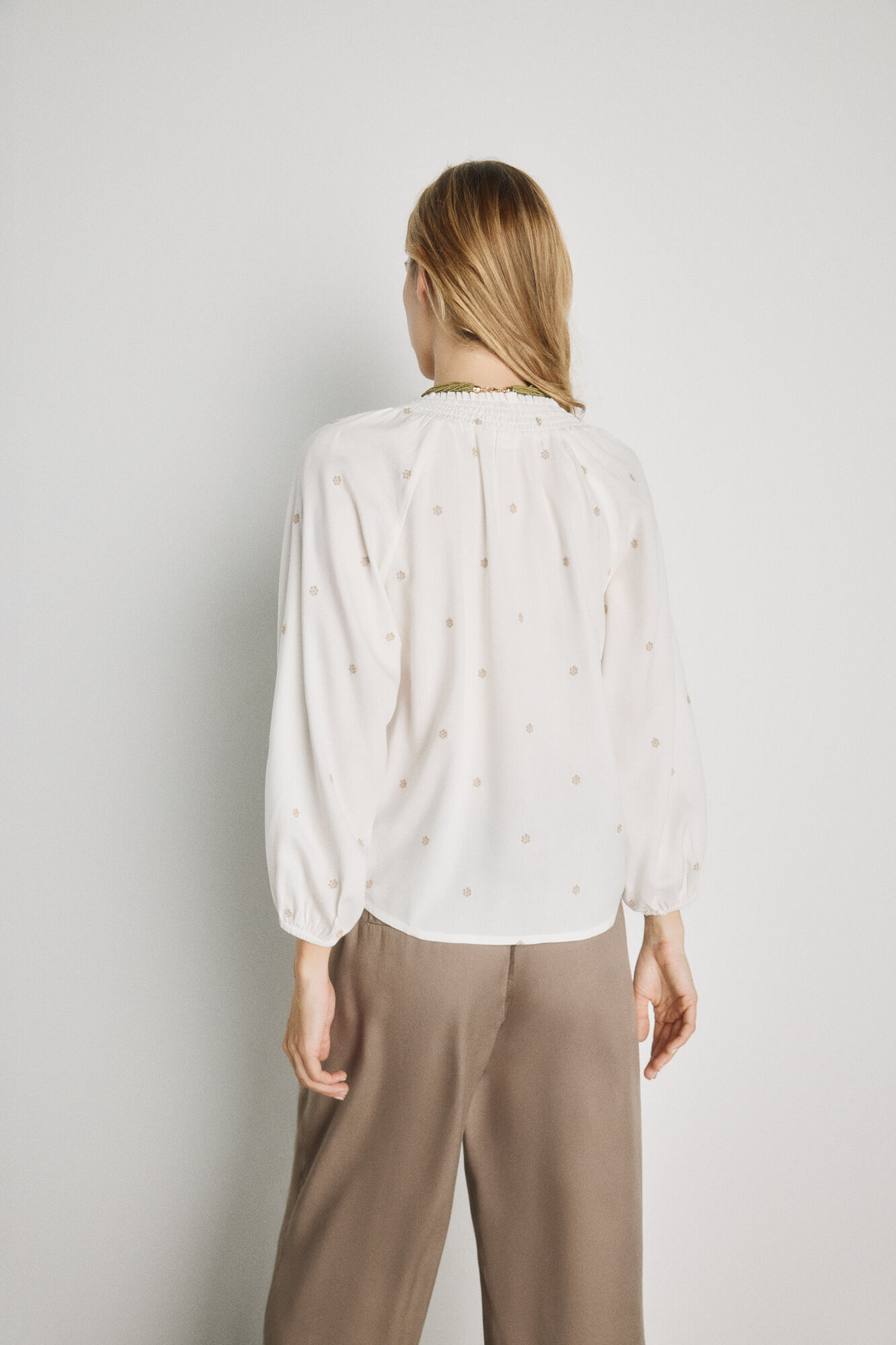 Milano Blusa manga larga Blanco